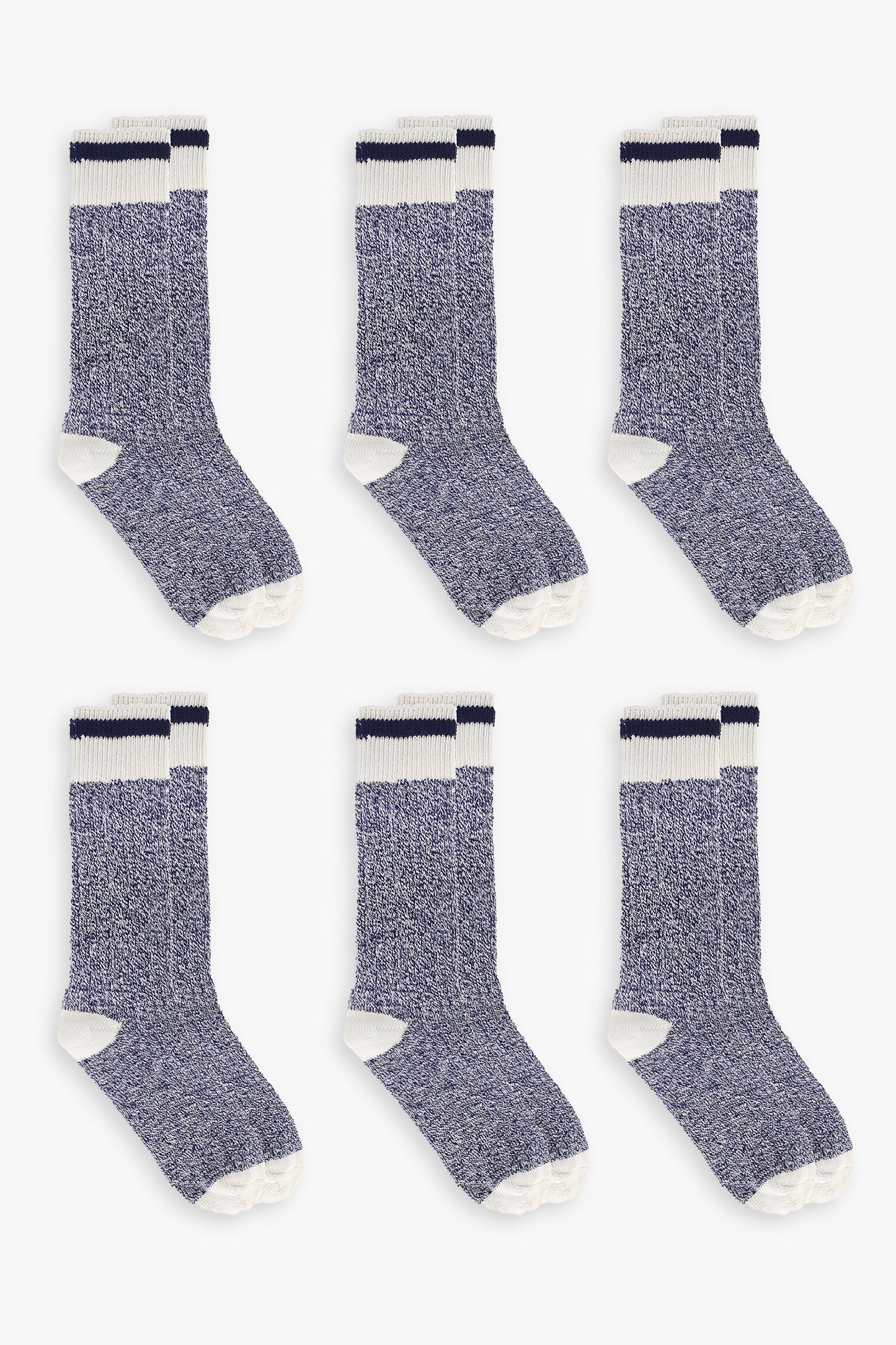 Great Northern Marled Blue Ladies Boot Socks