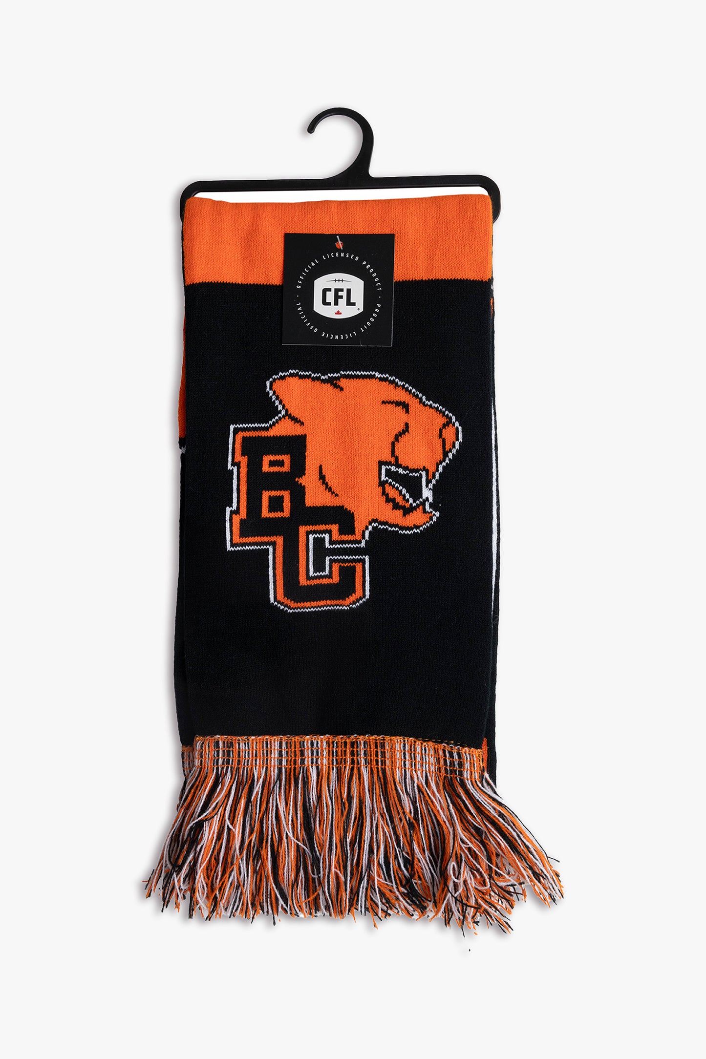 CFL B.C. Lions Canadian Football League Adult Fan Scarf for Cold Weather | 150cm x 18cm
