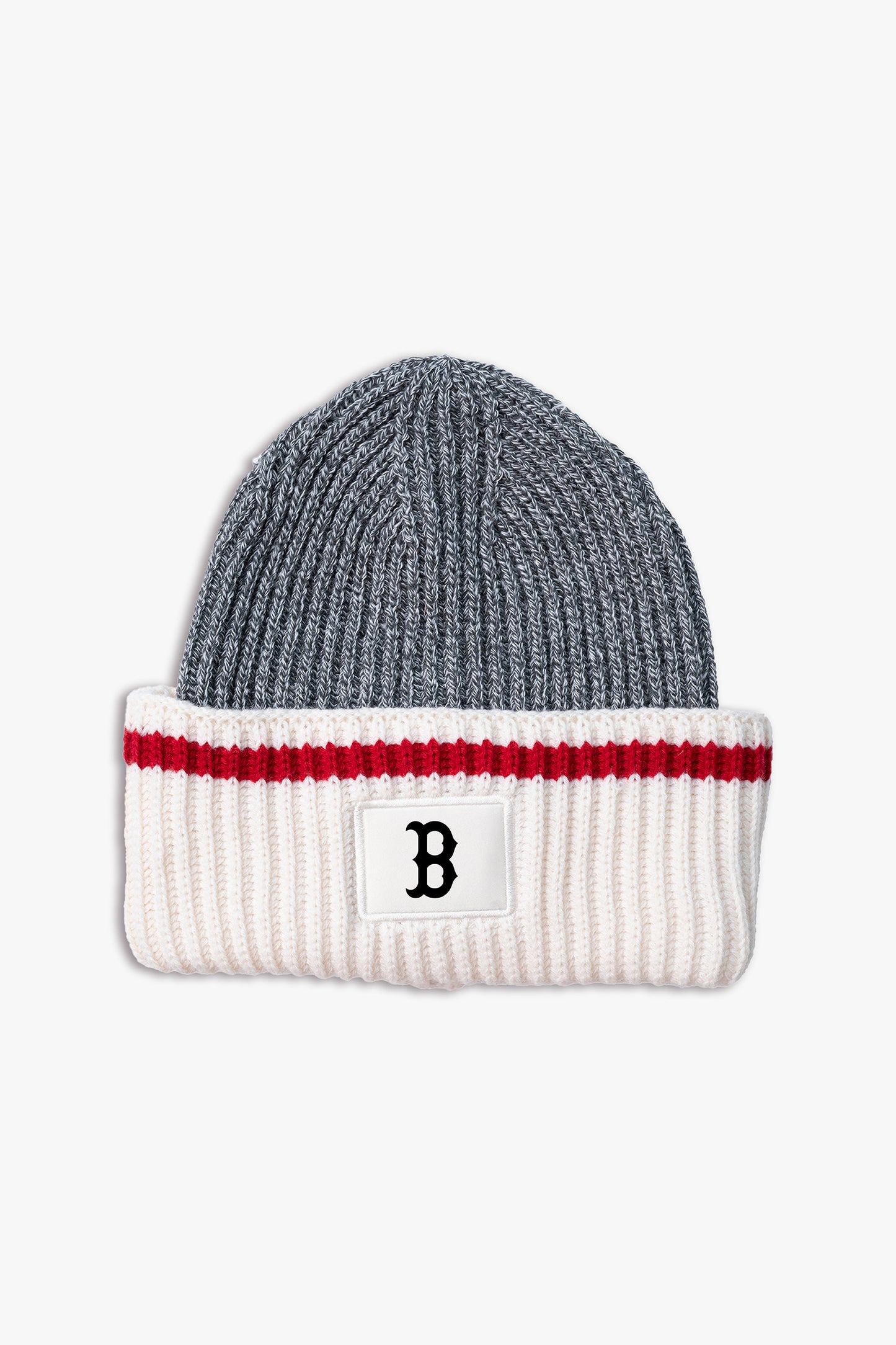 MLB Boston Red Sox Lodge Adult Oversized Triple Cuff Toque Beanie with Printed Logo
