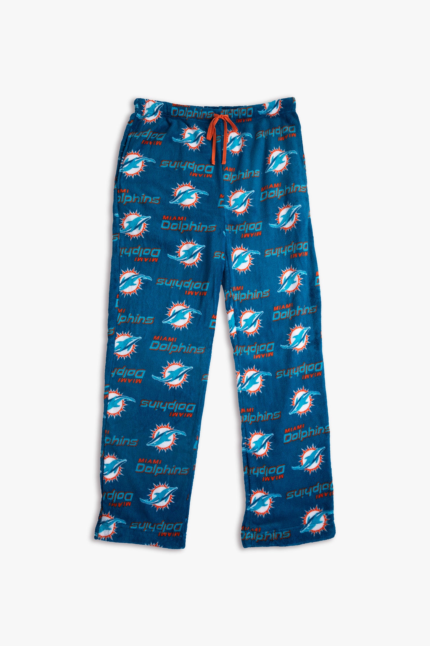 NFL Miami Dolphins Men's Softie Coral Fleece Pajama Lounge Pants