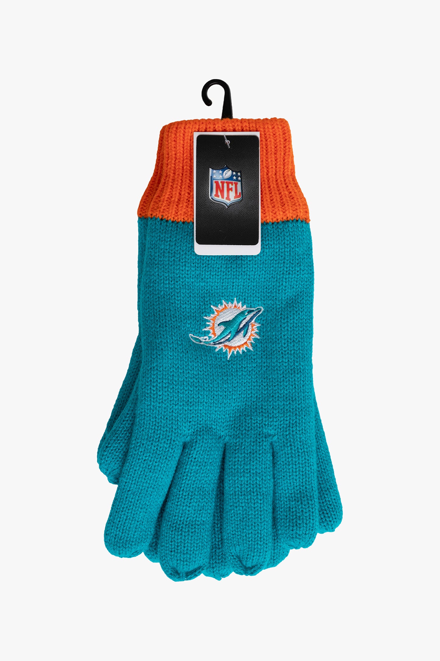 NFL Miami Dolphins Men's Lined Winter Cold Weather Gloves