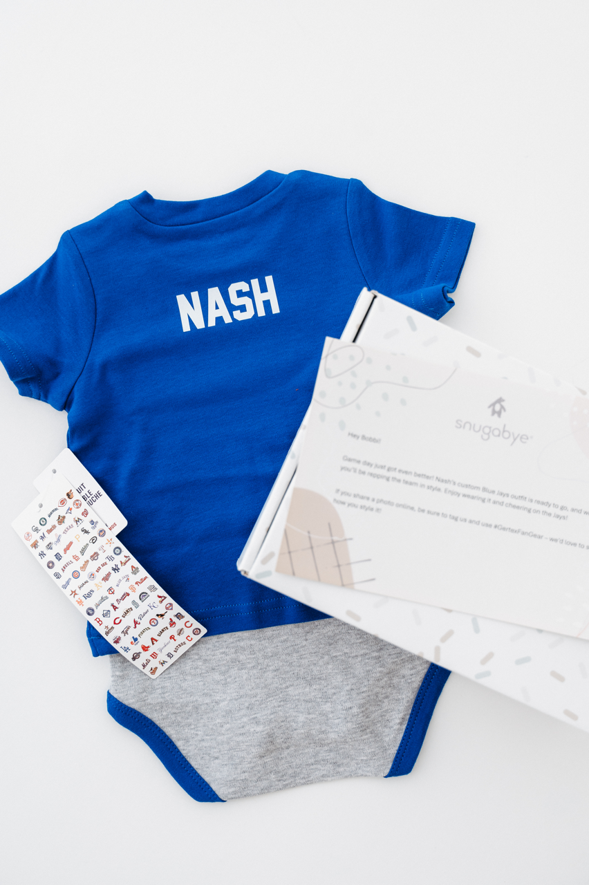 Customizable MLB Blue Jays Fooler T-Shirt Bodysuit