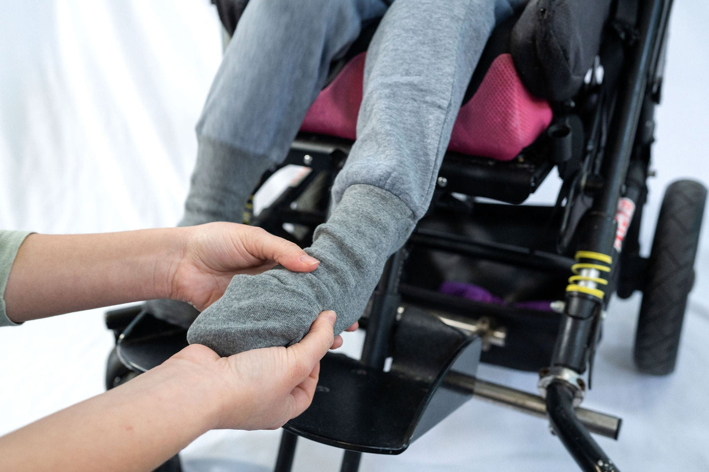 Snugabye Adaptive Back Zip Convert-A-Foot Sleeper - Blue