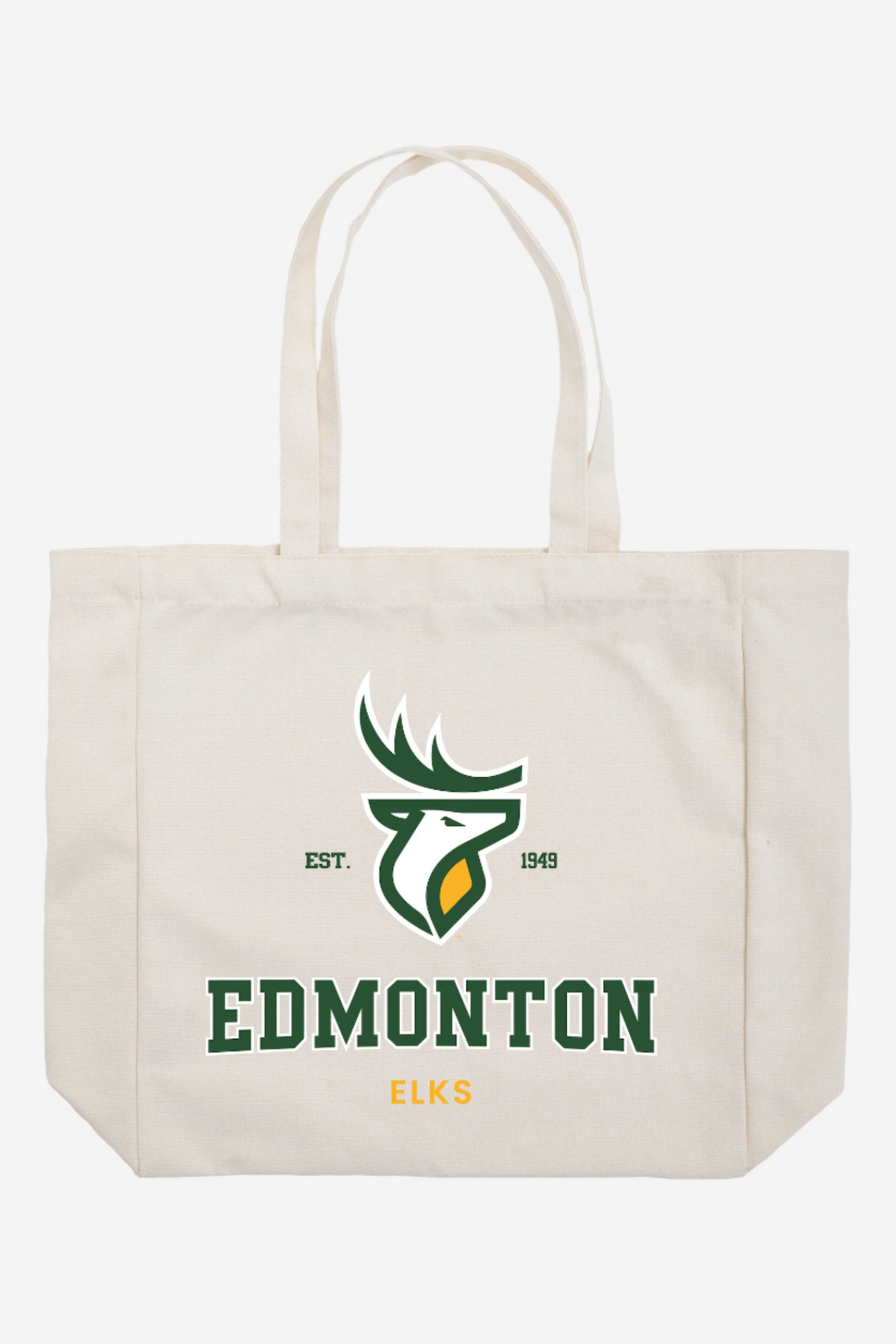 CFL Edmonton Elks Canvas Tote Book Bag