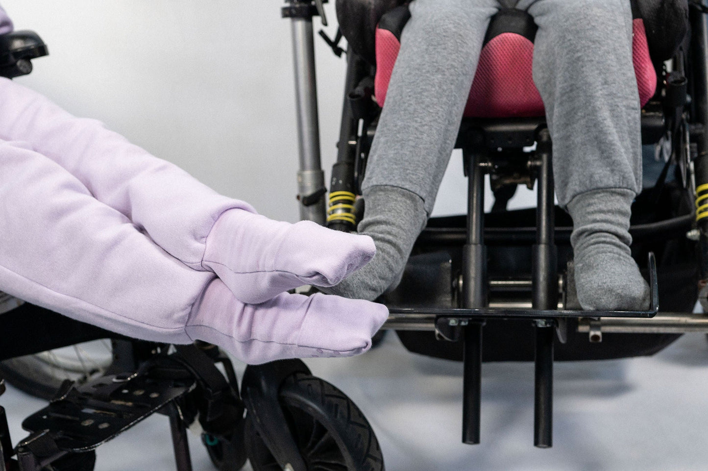 Kids Adaptive Back Zip Convert-A-Foot Sleeper - Orchid