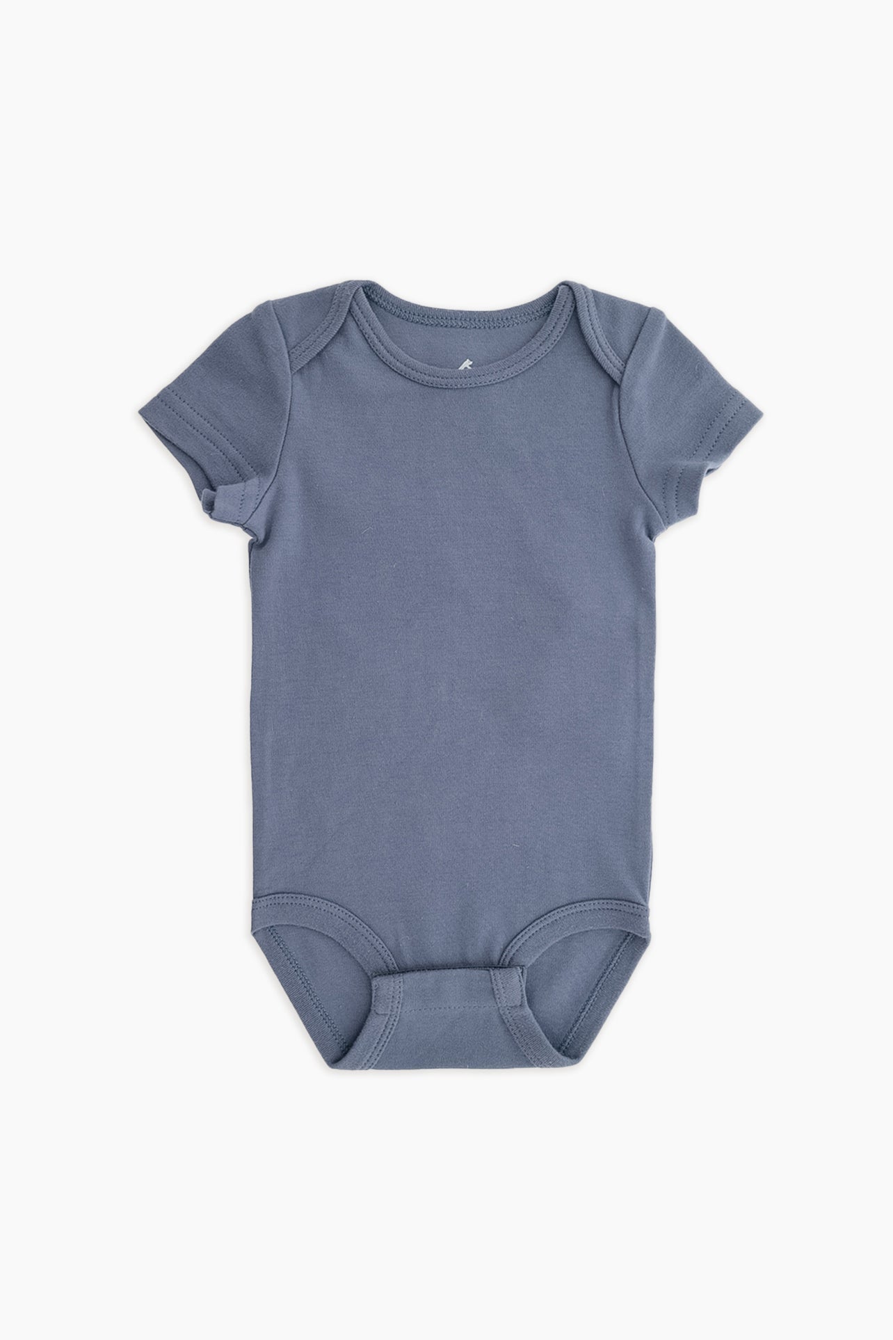 Snugabye Organic Cotton Baby Bodysuit - Folkstone Grey