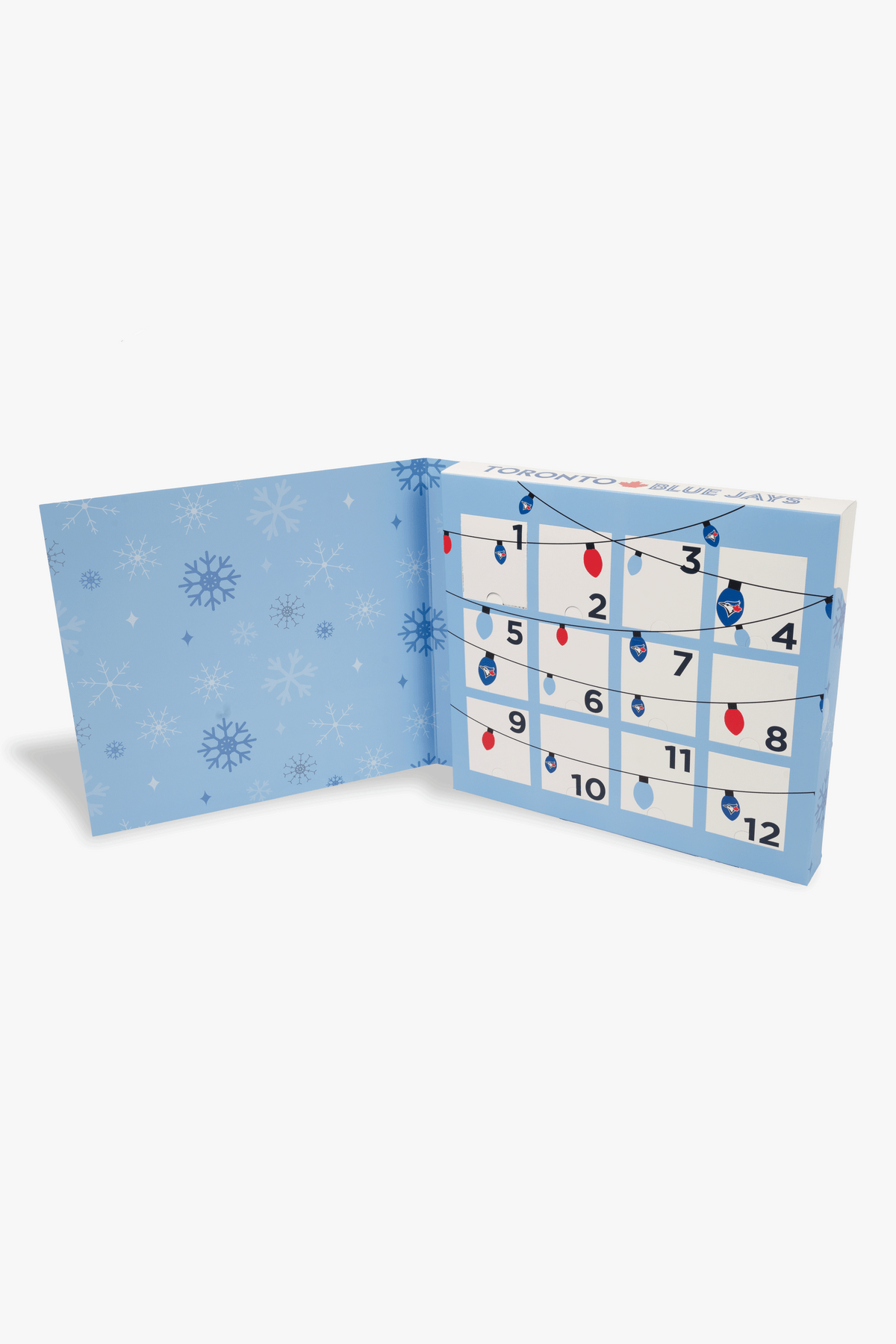 Ladies Toronto Blue Jays 12 Days of Socks Advent Calendar, MLB Holiday Gift Set
