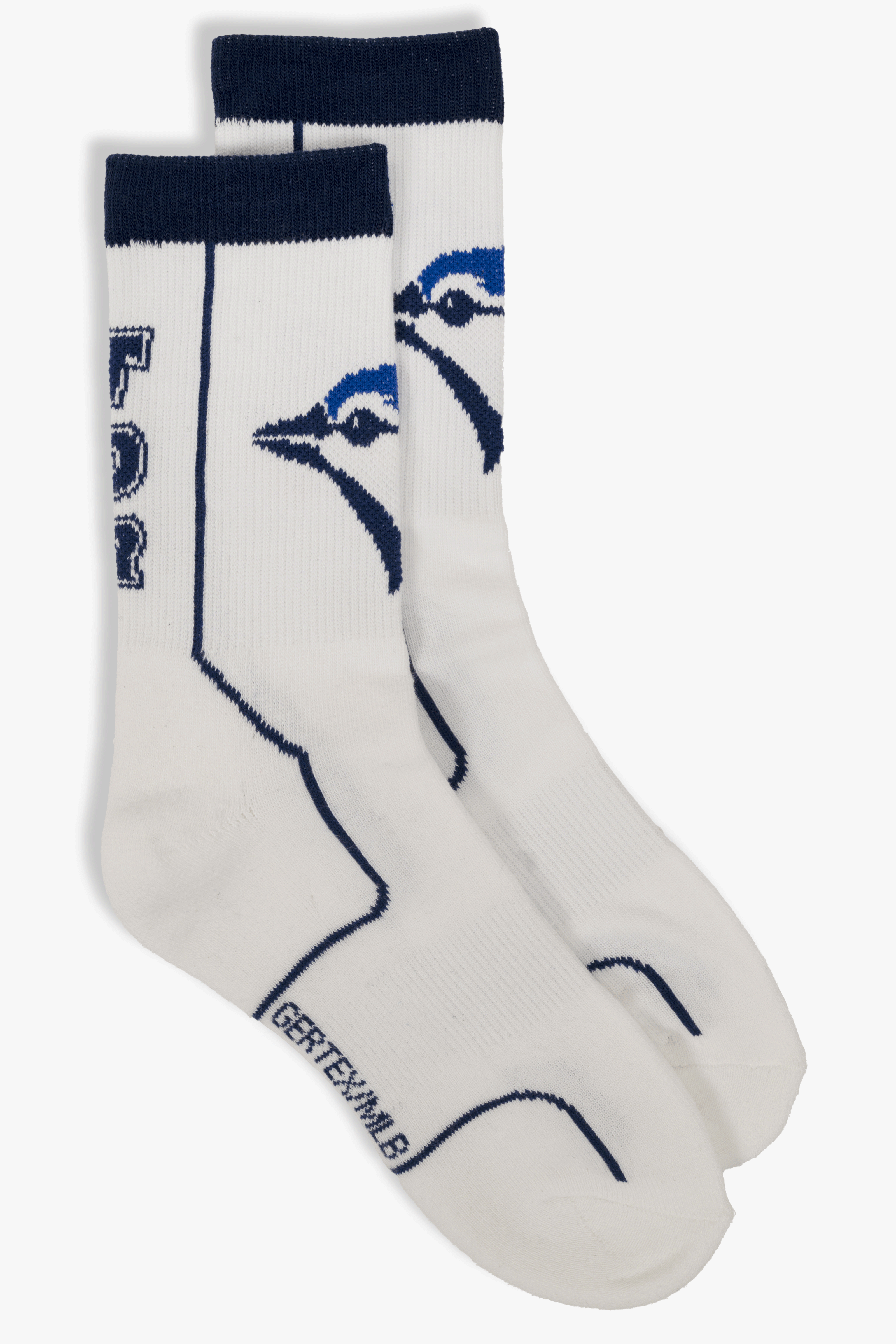 Toronto Blue Jays Kids 3-Pack Athletic Crew Socks, Cushioned MLB Baseball Socks, Sizes 4-10