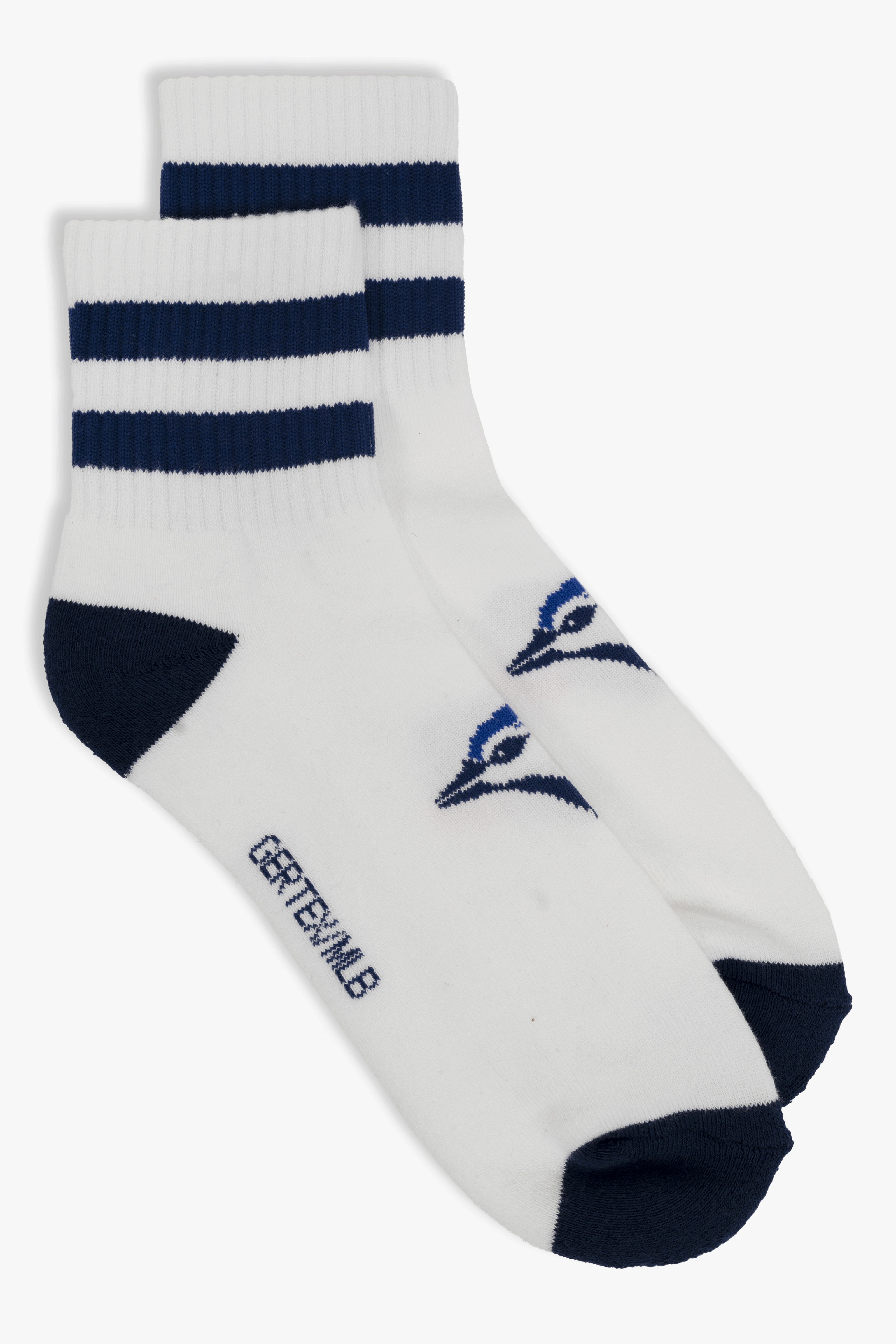 Toronto Blue Jays Men's Quarter Socks 3-Pack, MLB Athletic Ankle Socks, 6-12