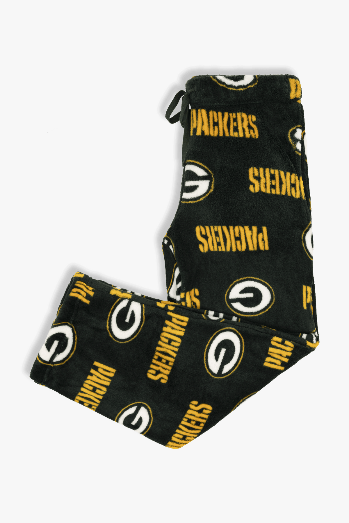 Green Bay Packers Youth Fleece Pajama Pants, NFL Kids Lounge Pants with Pockets, Children's S-XL