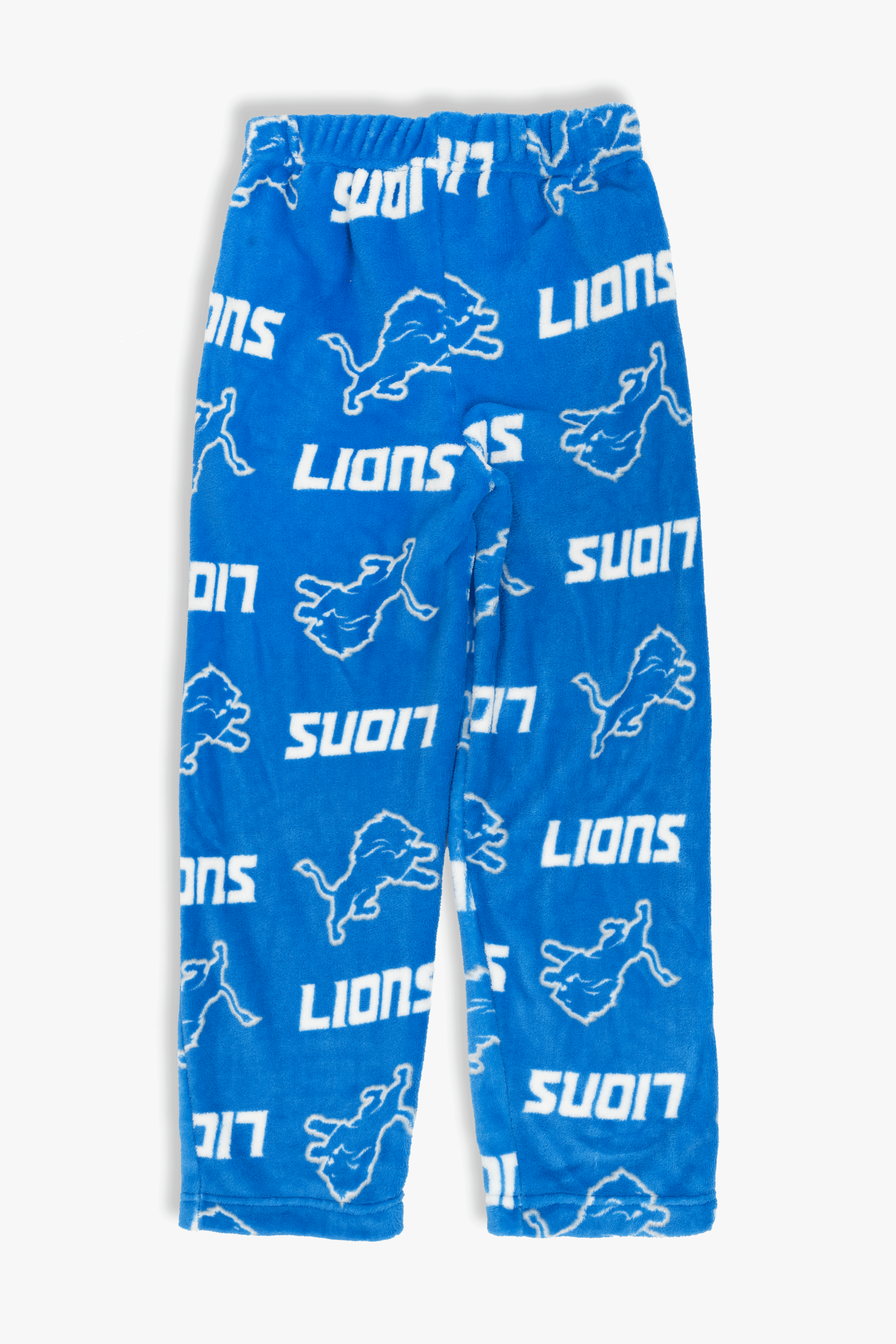 Detroit Lions Youth Fleece Pajama Pants, NFL Kids Lounge Pants with Pockets, Children's S-XL