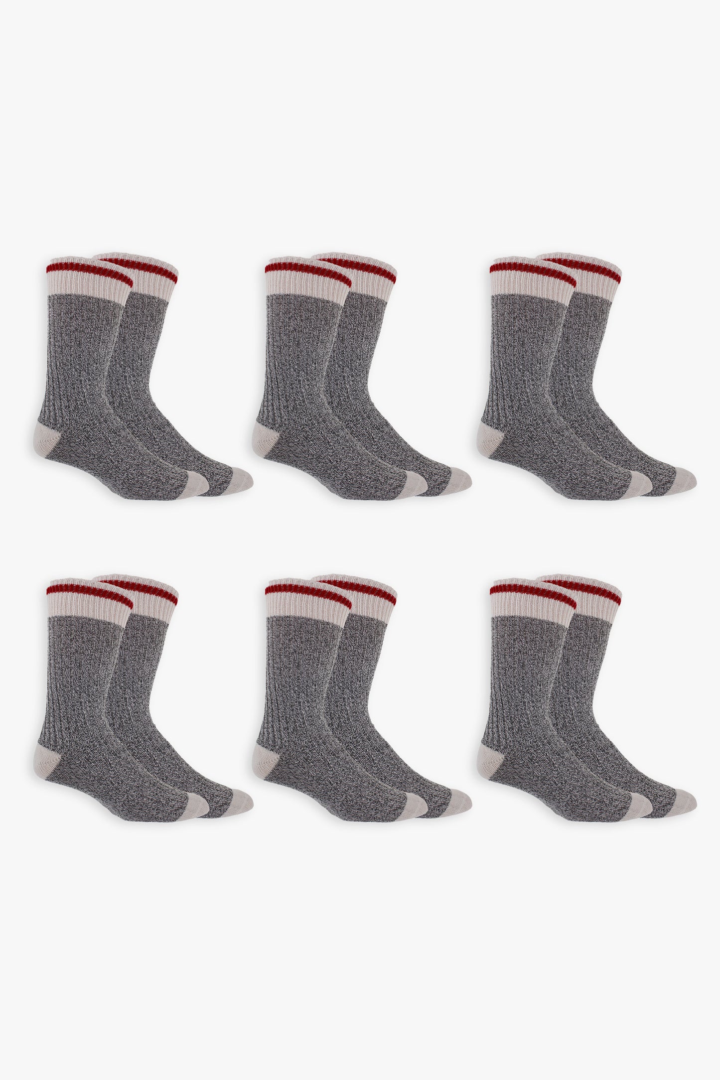 Great Northern Grey Men's Winter Boot Socks