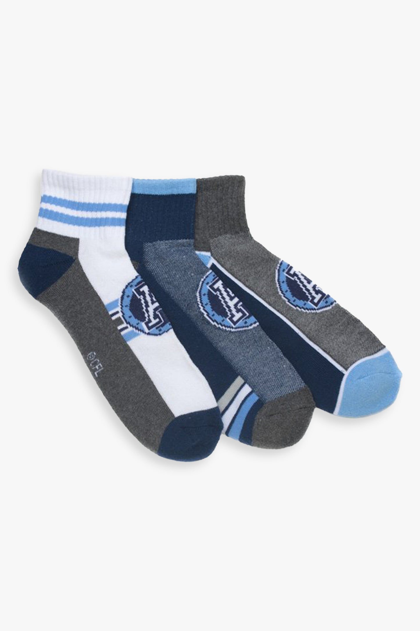 Gertex CFL Men's Toronto Argonauts 3-Pack Quarter Socks