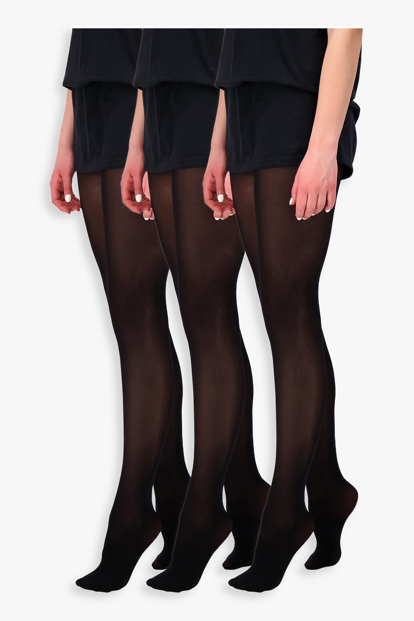 3-Pair Bundle of 40D Women's Tights