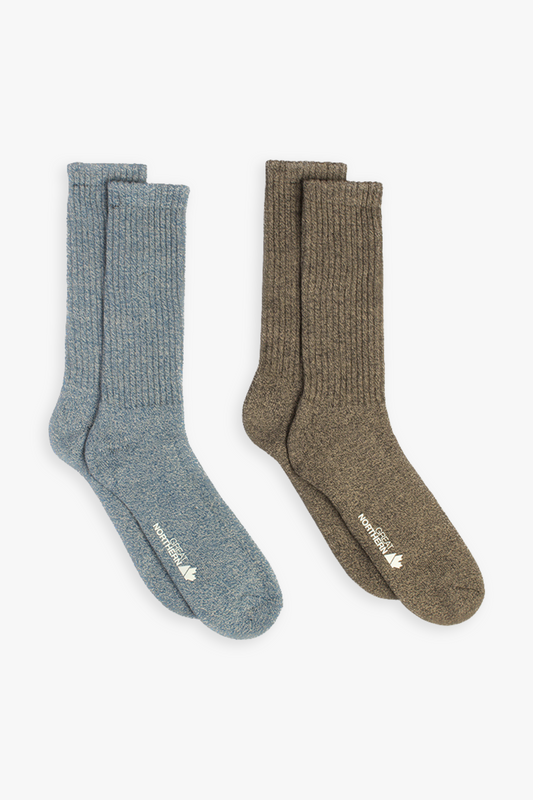 Great Northern 2-Pack Men's Casual Crew Socks