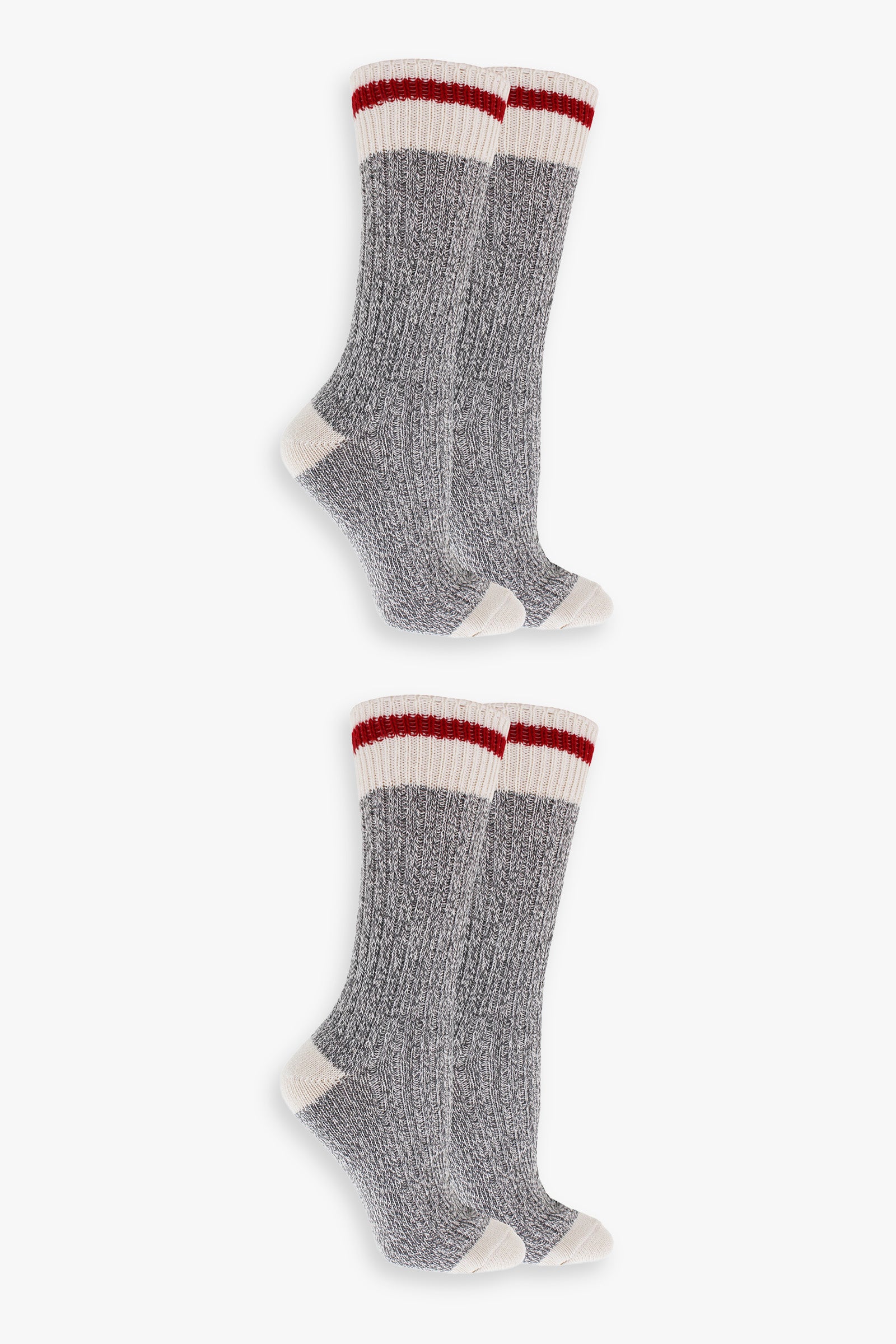 Great Northern Grey Ladies Multipack Boot Socks