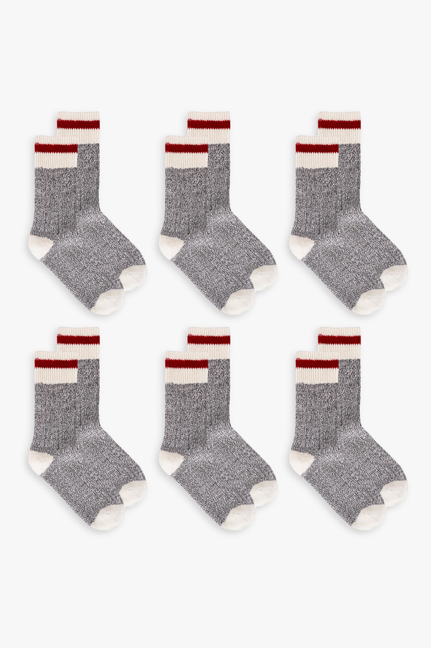 Great Northern Grey Ladies Multipack Boot Socks