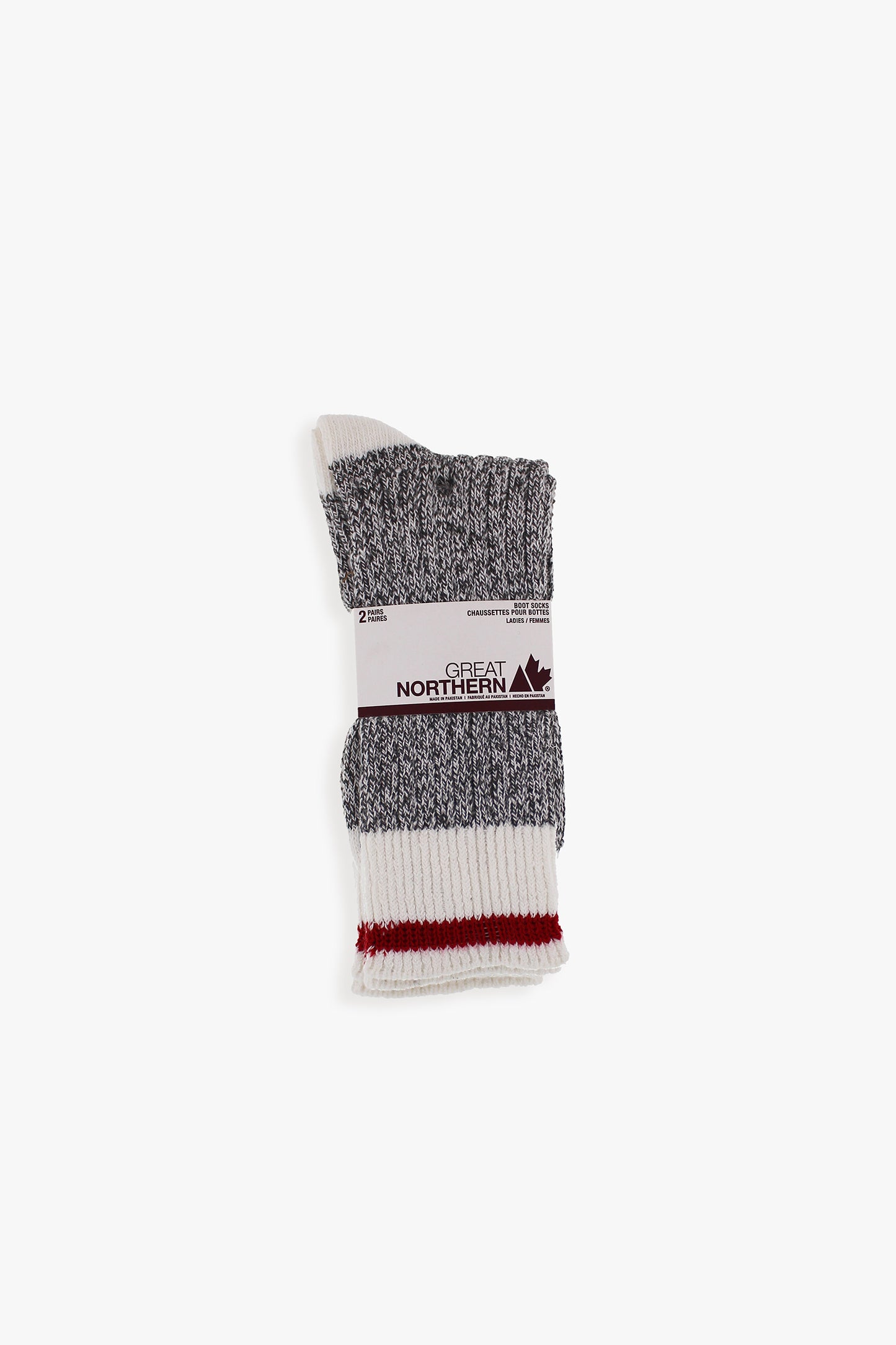 Great Northern Grey Ladies Multipack Boot Socks