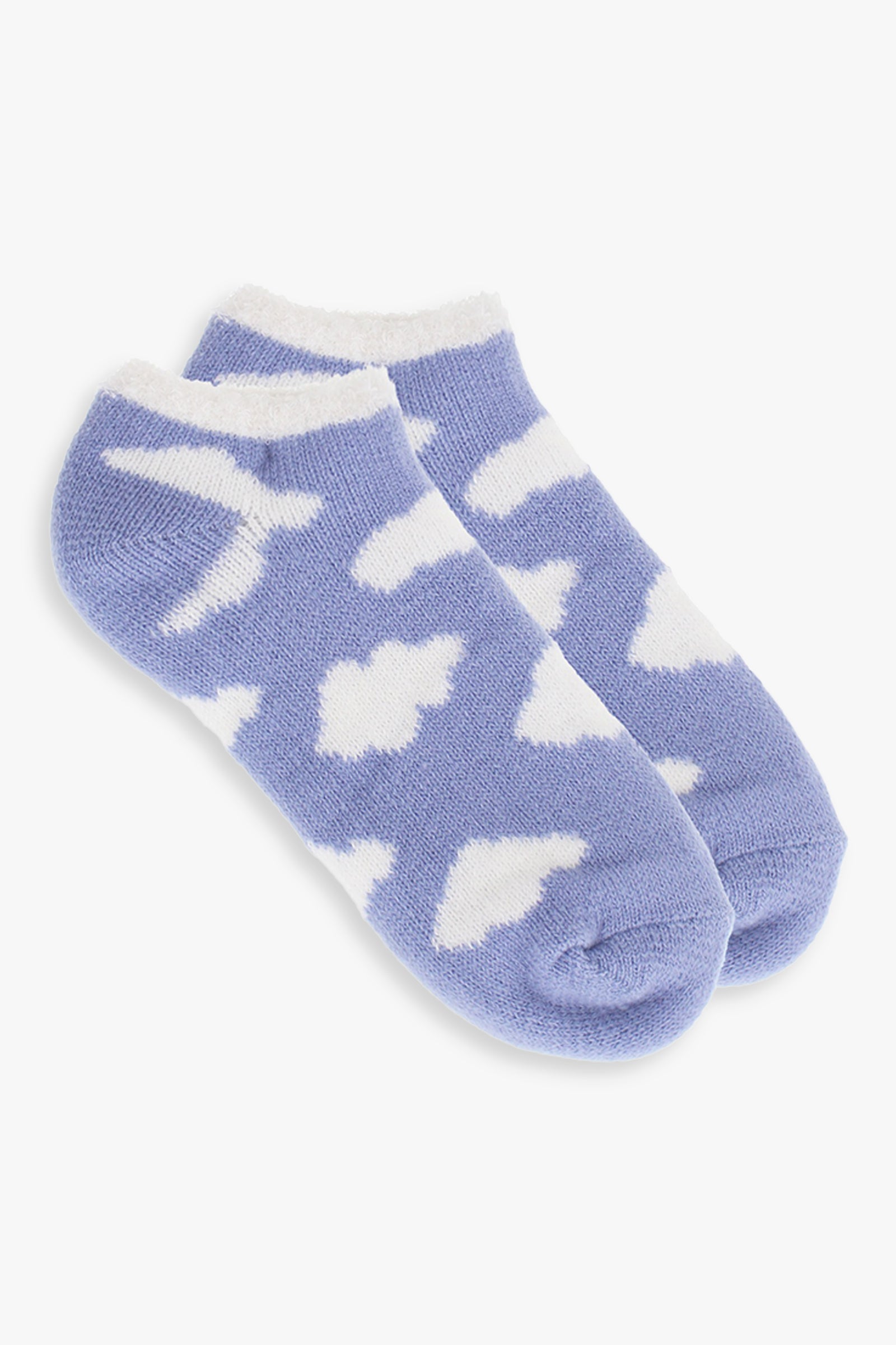 Ladies Double Layer Softie No Show Socks