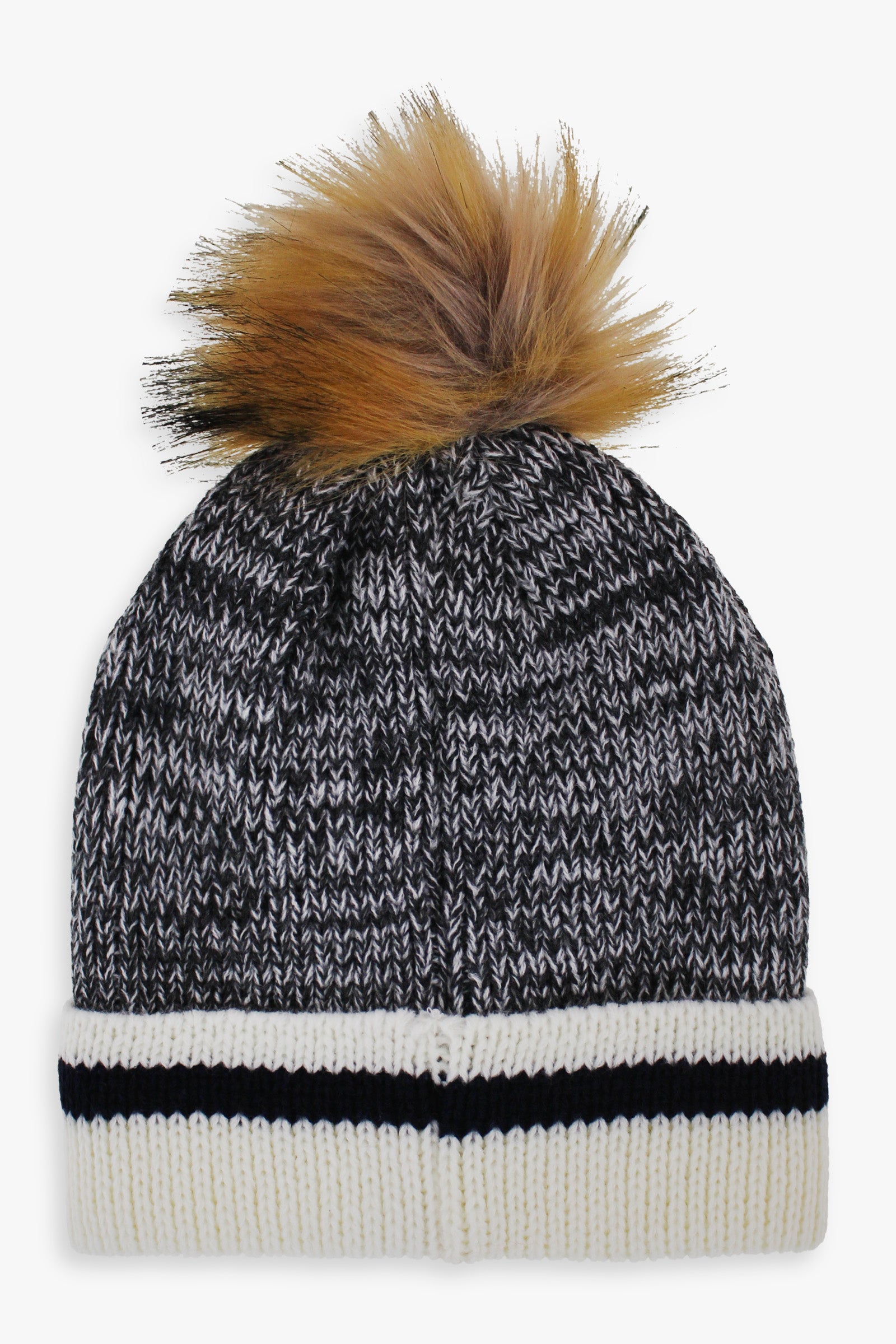 Great Northern Adult Unisex Fleece Lined Toque With Faux Fur Pom