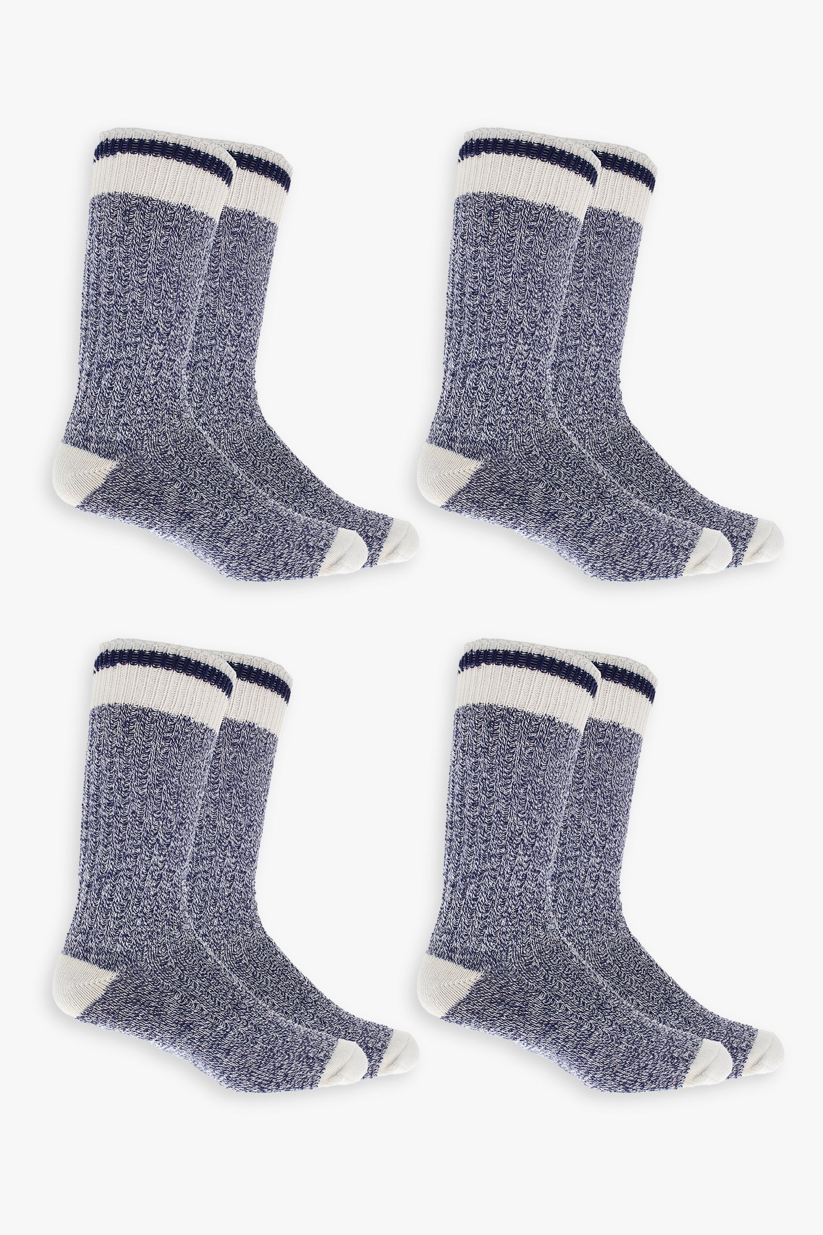 Great Northern Marled Blue Ladies Boot Socks