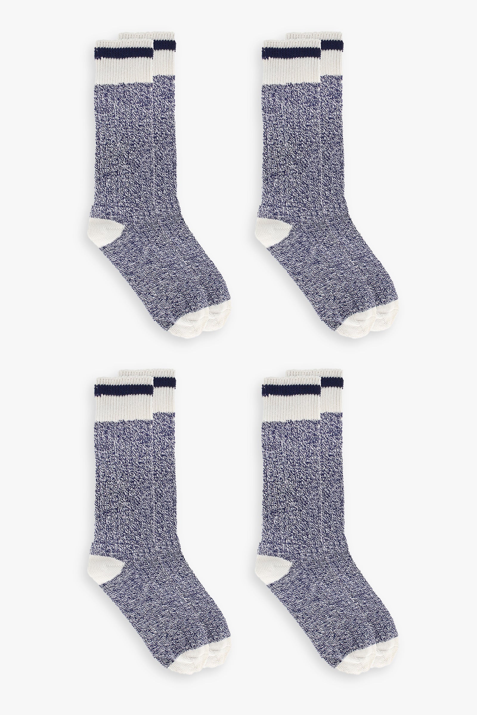 Great Northern Marled Blue Ladies Boot Socks