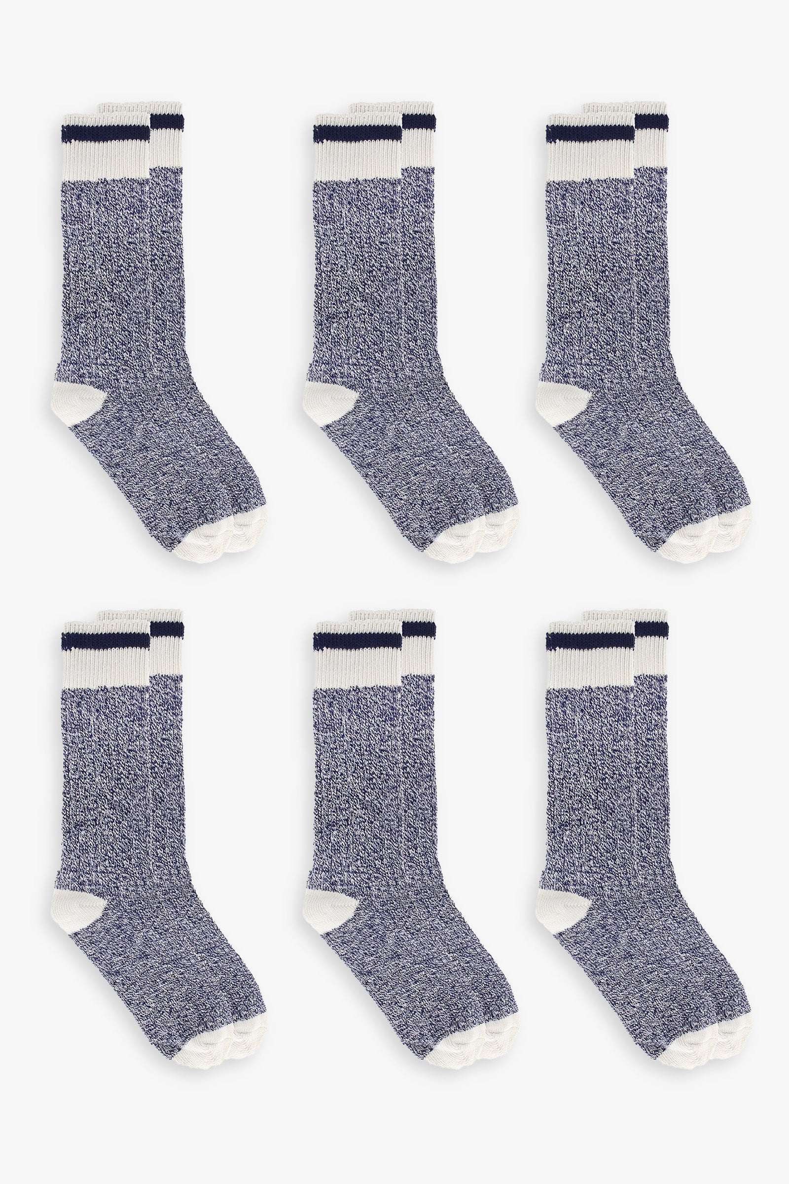 Great Northern Marled Blue Ladies Boot Socks