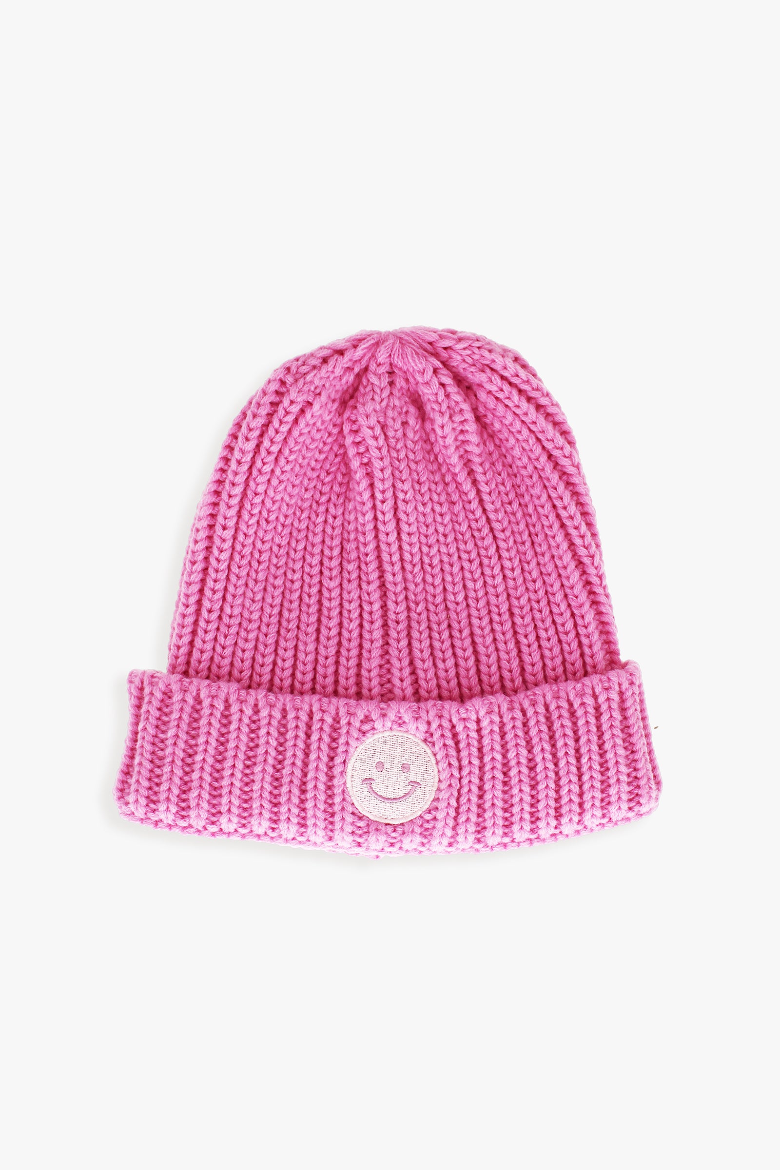 Ladies Cuff Beanie With Embroidery