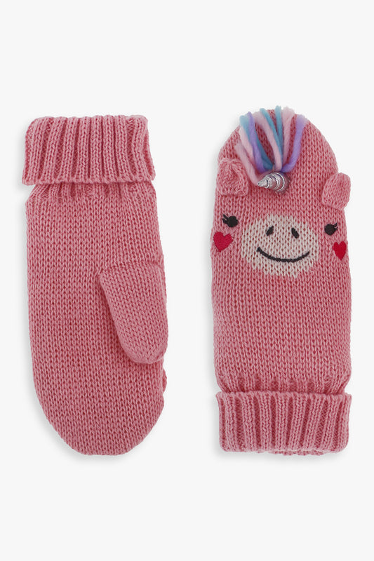 Girls Critter Mittens