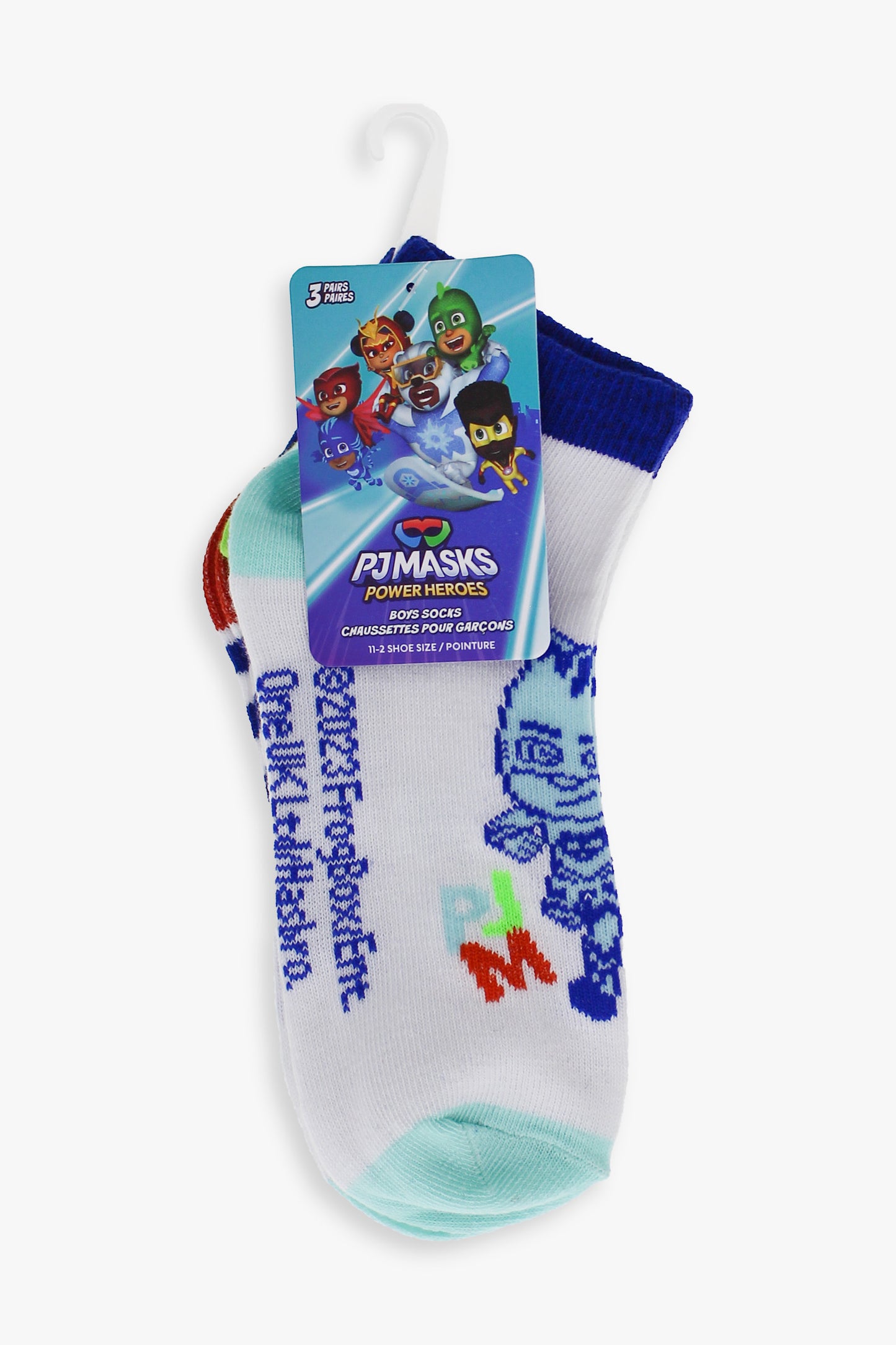 Gertex PJ Masks Youth Boys 3-Pack No-Show Ankle Socks