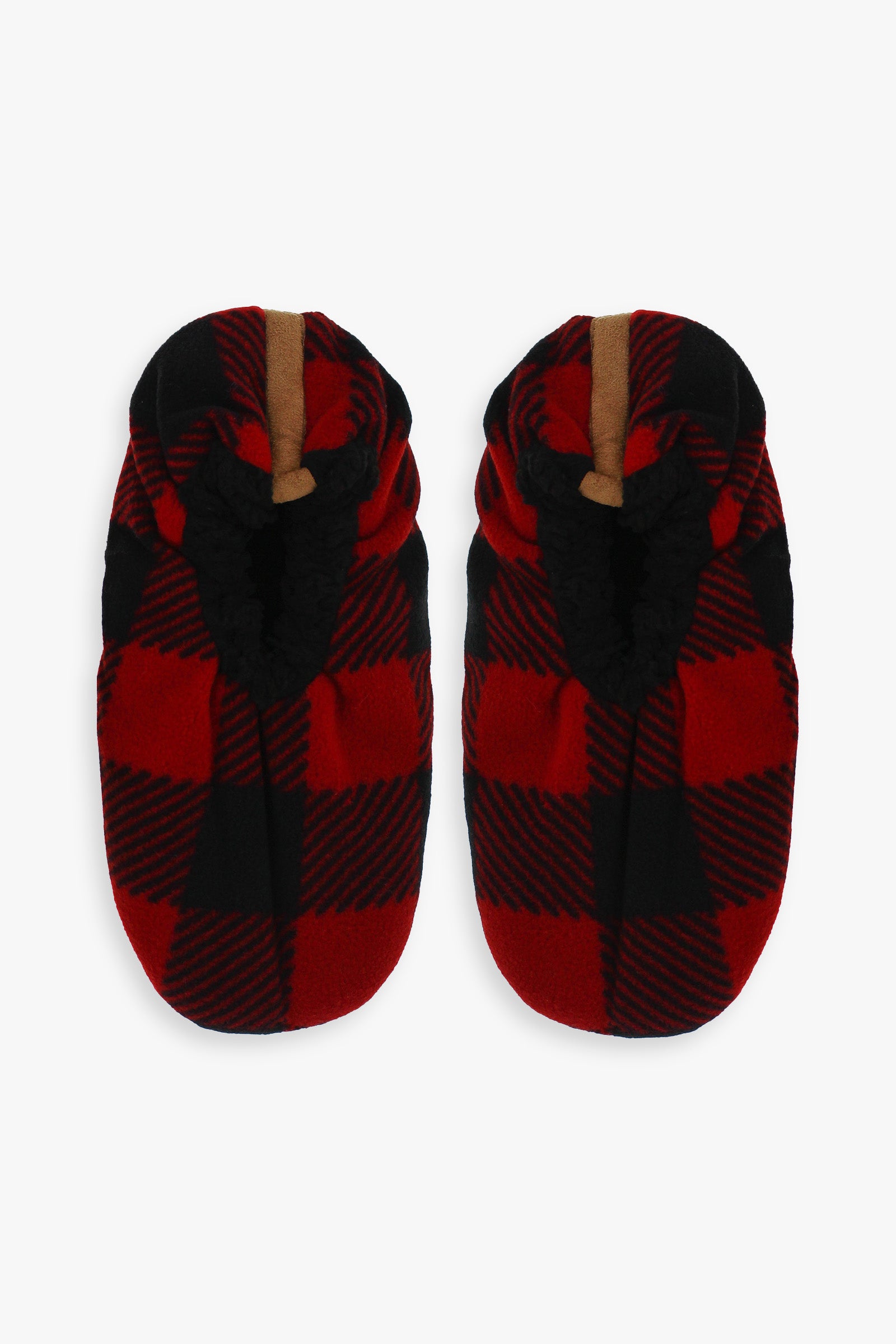 Great Northern Men's Faux Shearling Lined Fleece Slippers