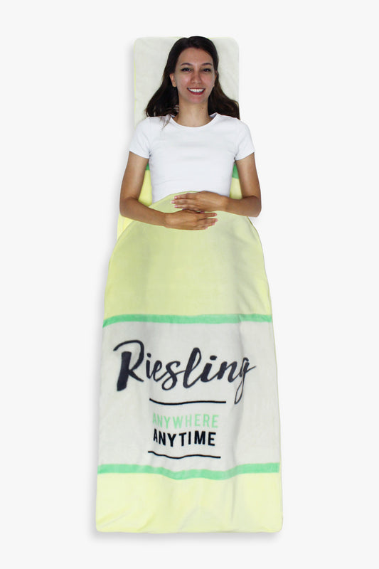 Cozy Novelty Step-in Wine Lover Lounger Blanket