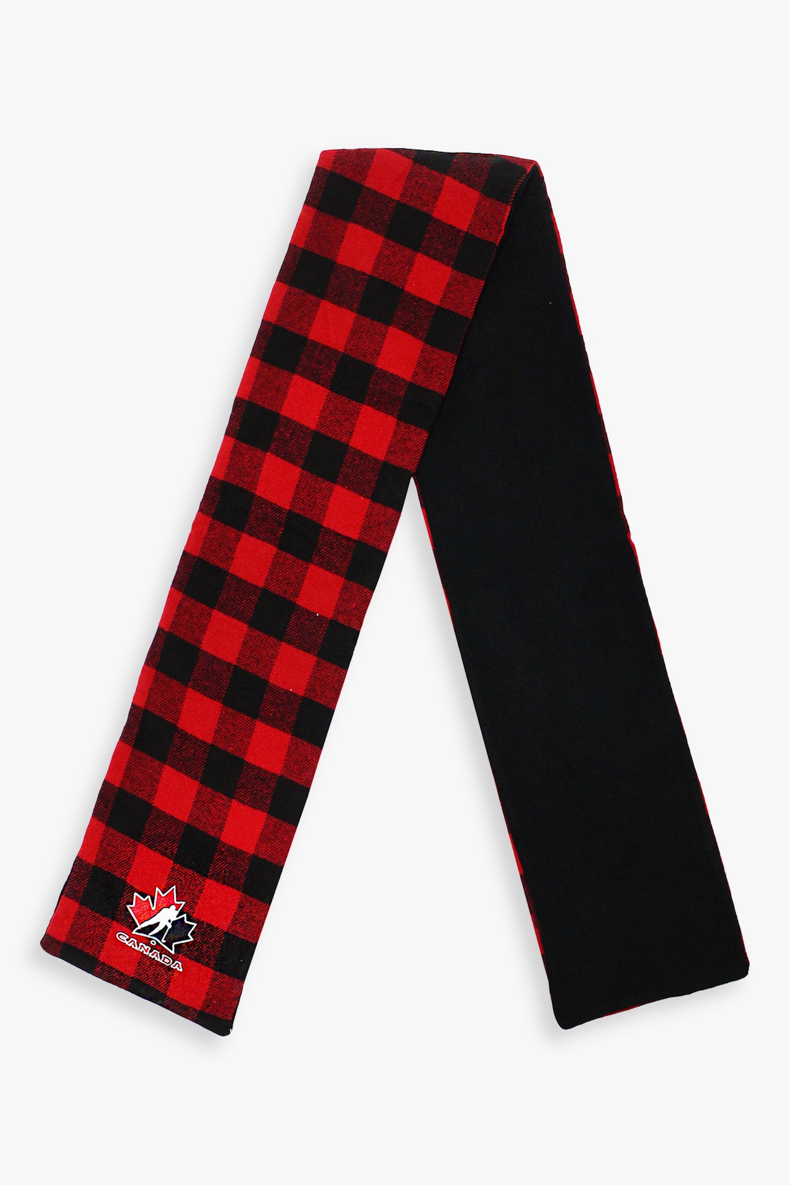 Gertex Hockey Canada Adult Fleece Buffalo Plaid Scarf