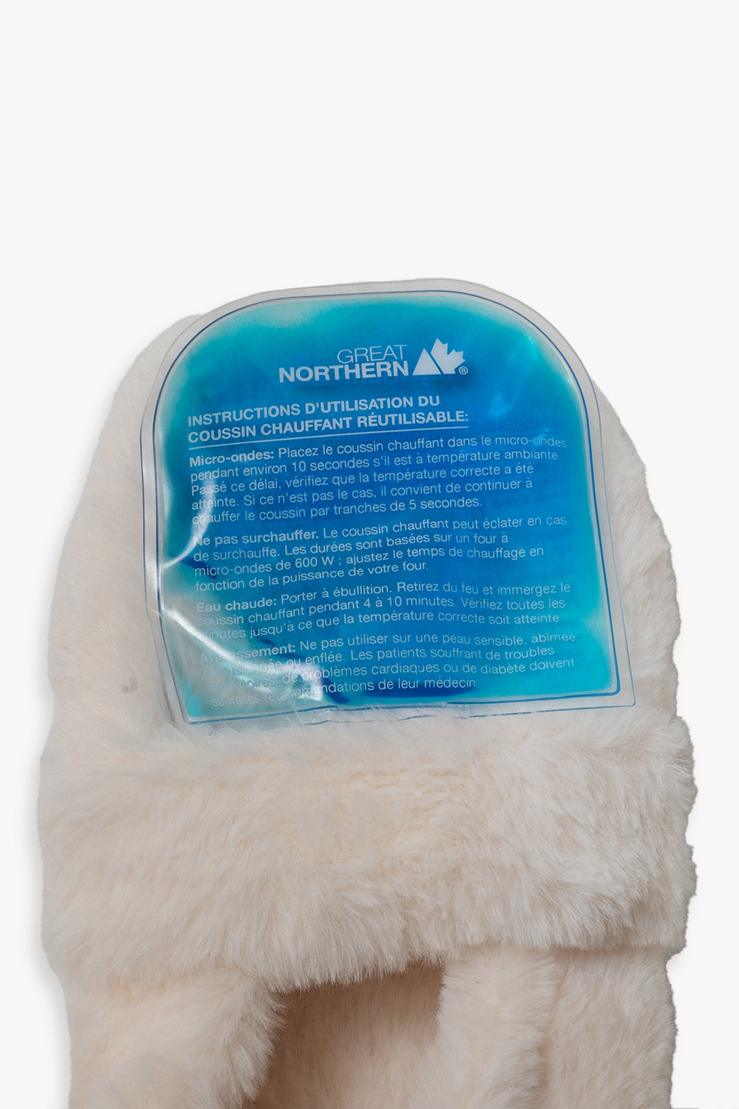 Great Northern Faux Fur Ladies Heatable Slippers