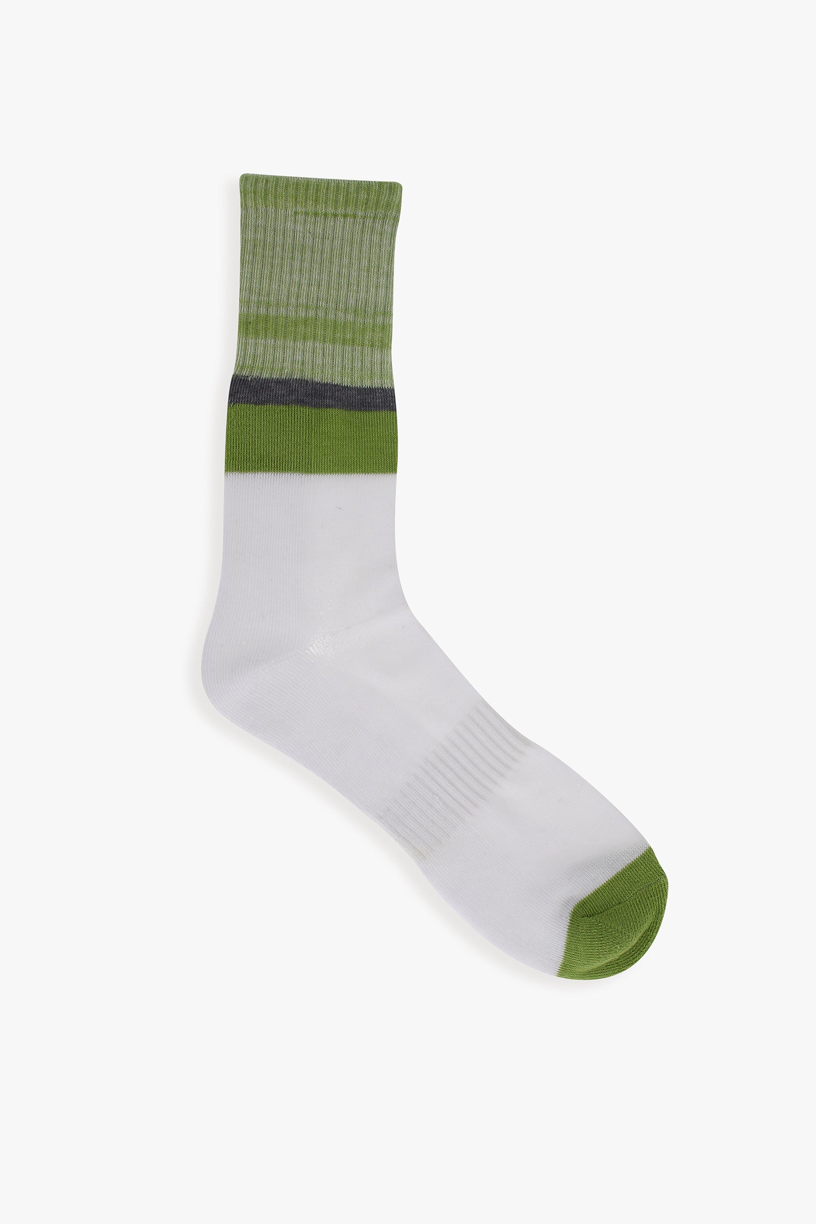 Mens White 4-Pack Athletic Crew Socks