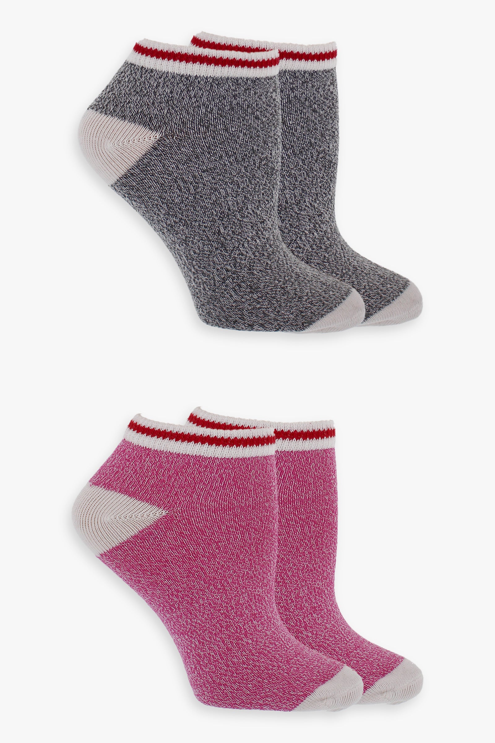 Great Northern Ladies 2-Pack No Show Socks