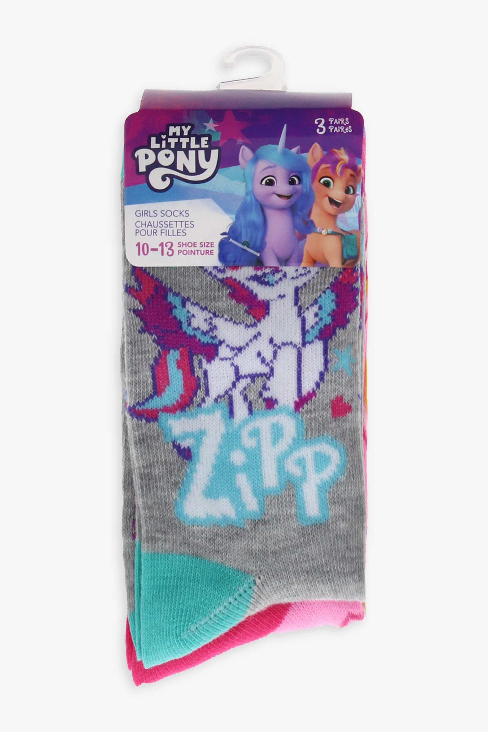 Gertex My Little Pony Youth Girls 3-Pack Crew Socks