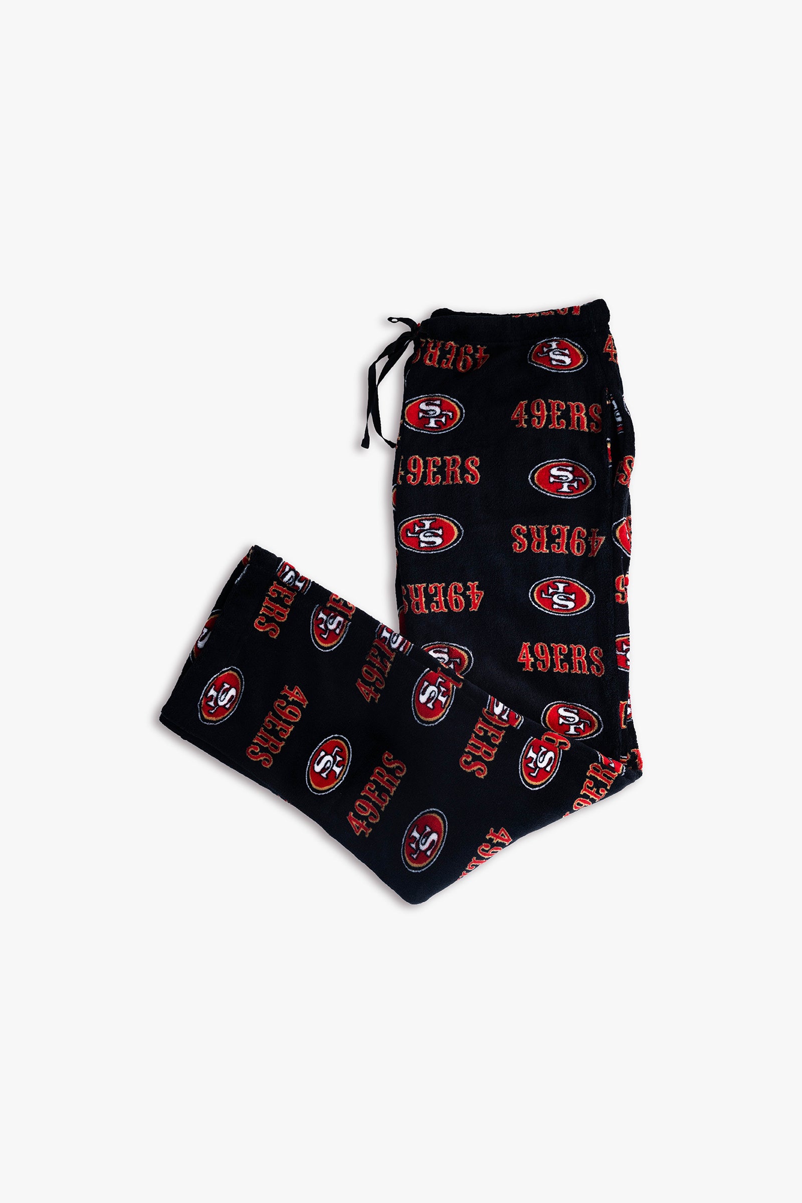 NFL San Francisco 49ers Men's Softie Coral Fleece Pajama Lounge Pants
