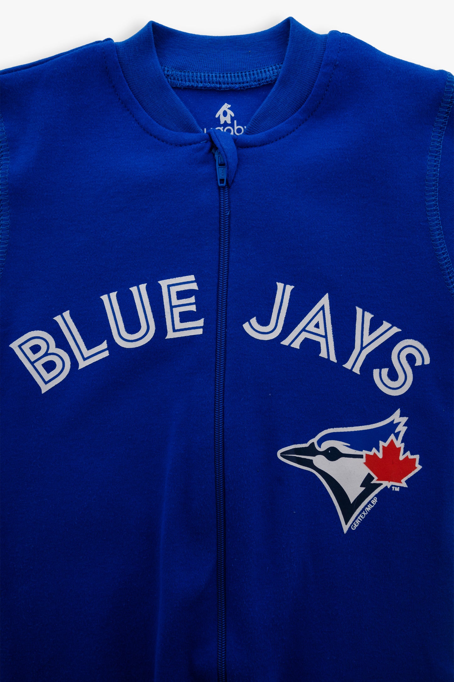 Gertex Toronto Blue Jays Toddler Convert A Foot Sleeper with Zipper Closure