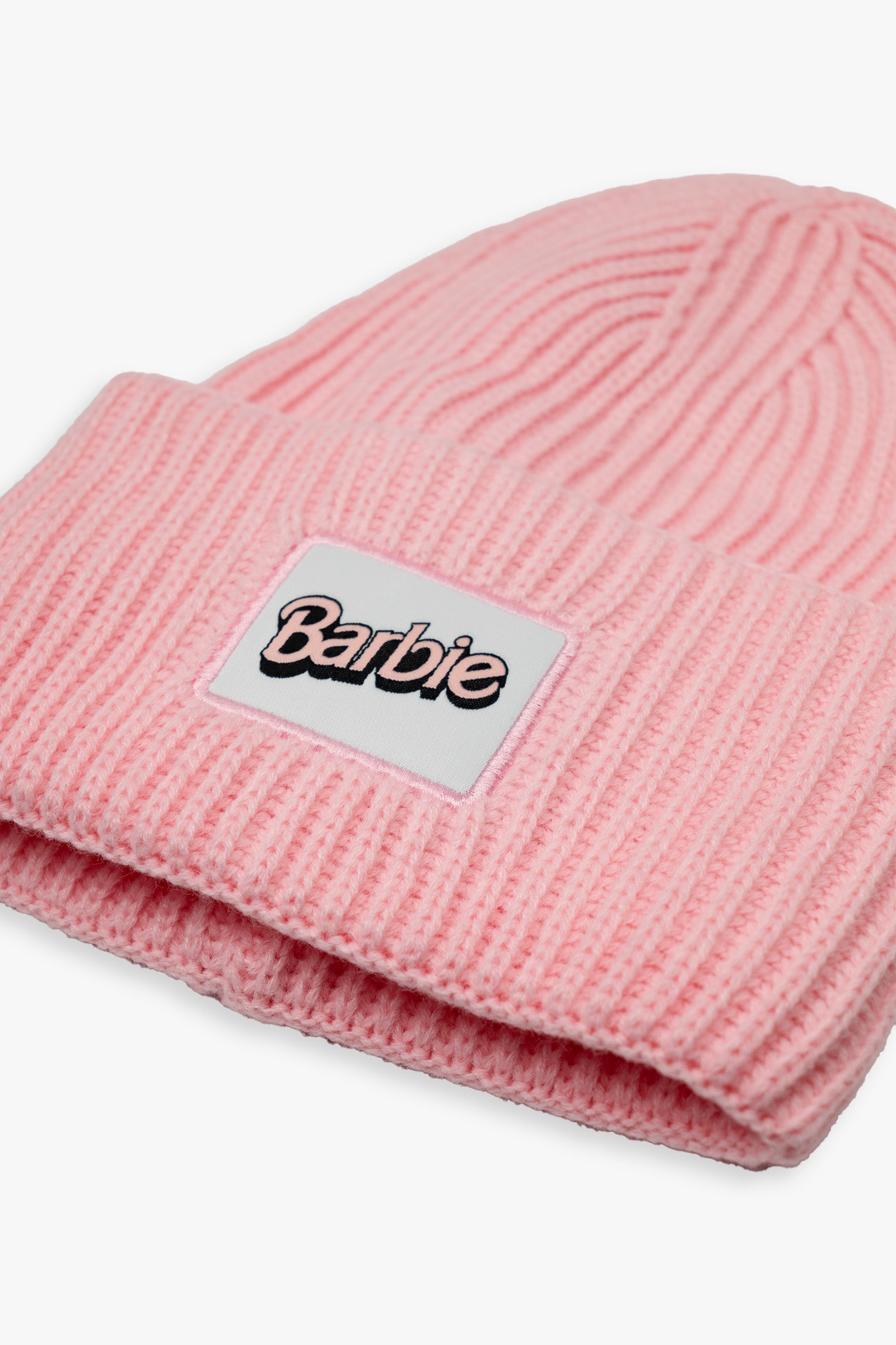 Gertex Barbie Ladies Oversized Cuff Beanie Featuring a Woven Patch