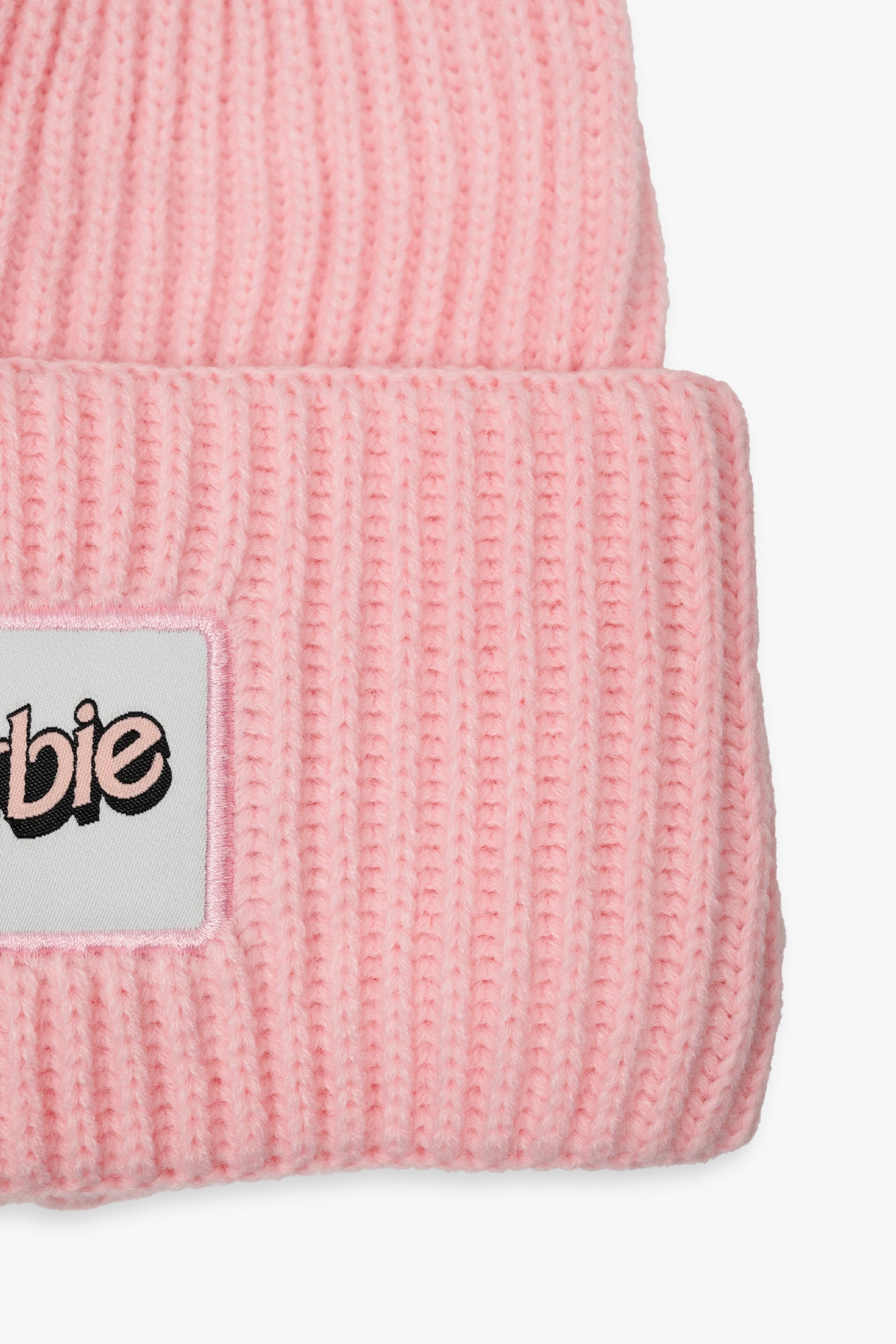 Gertex Barbie Ladies Oversized Cuff Beanie Featuring a Woven Patch