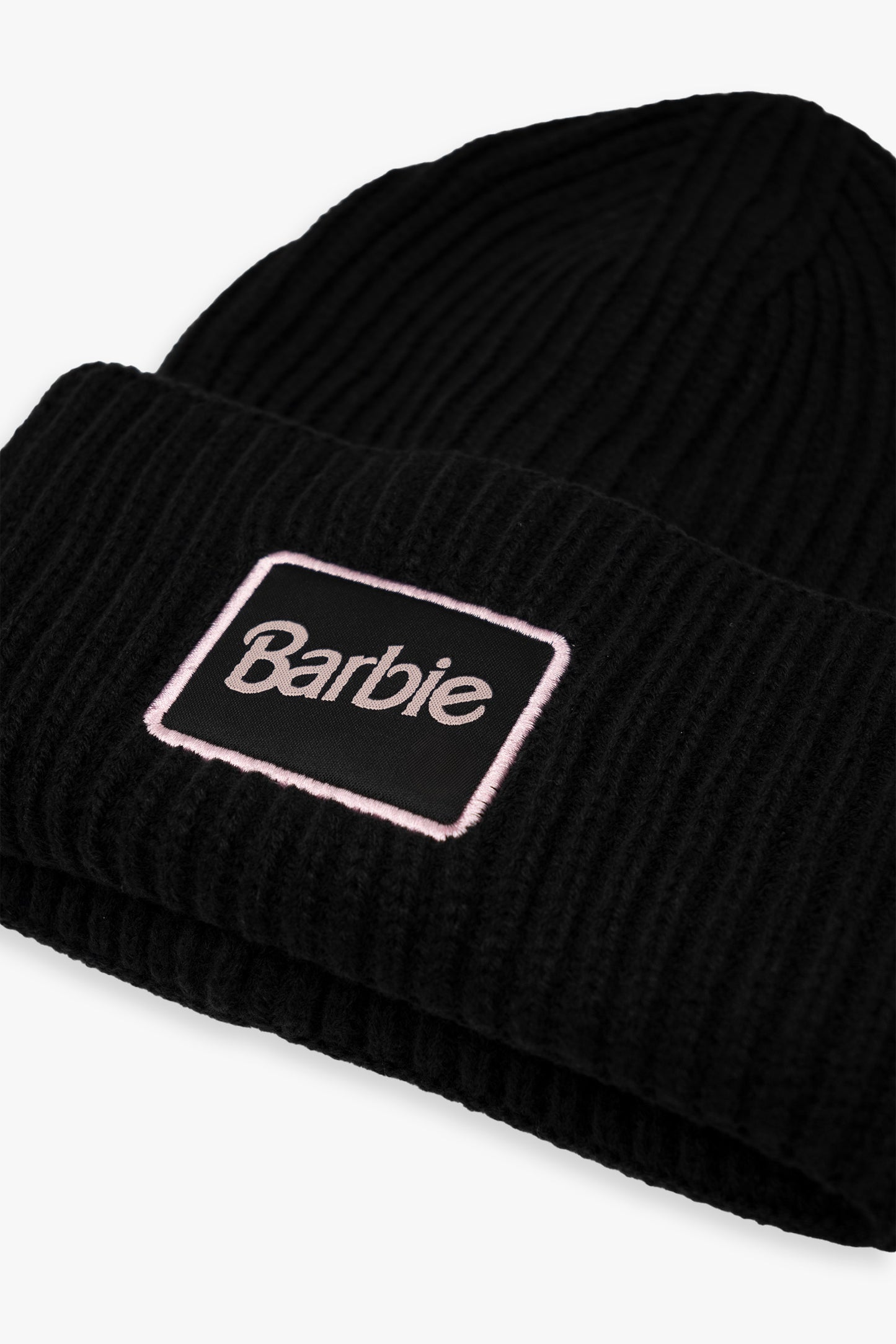 Gertex Barbie Ladies Oversized Cuff Beanie Featuring a Woven Patch