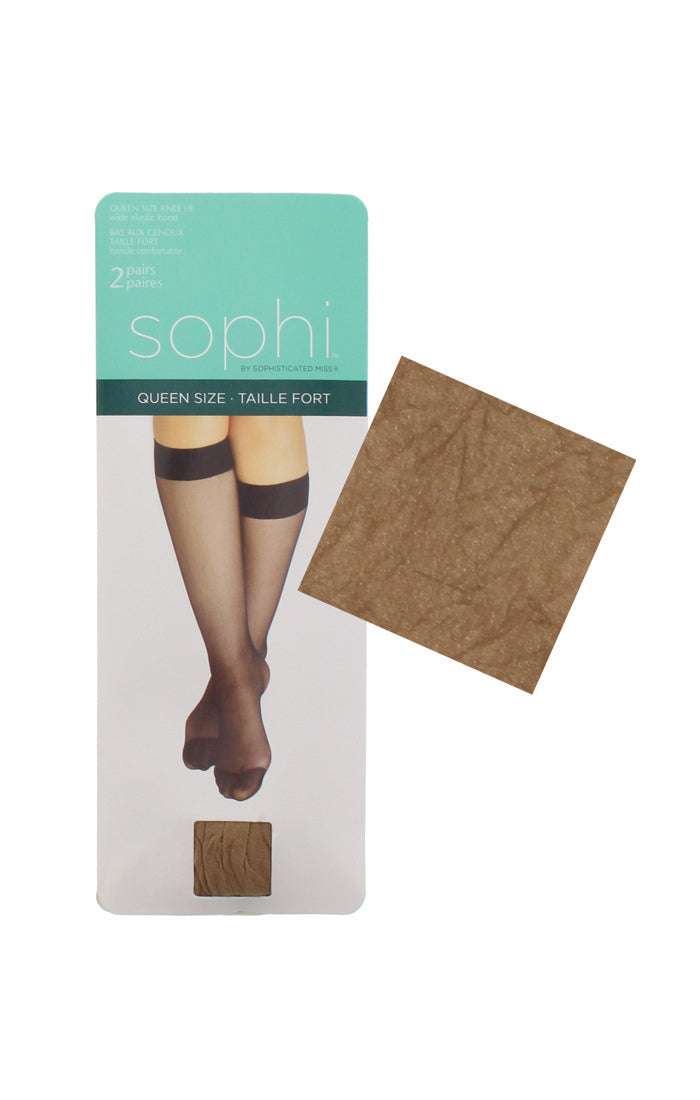 Sophi Pantyhose - 12-Pack Knee High | Queen Size