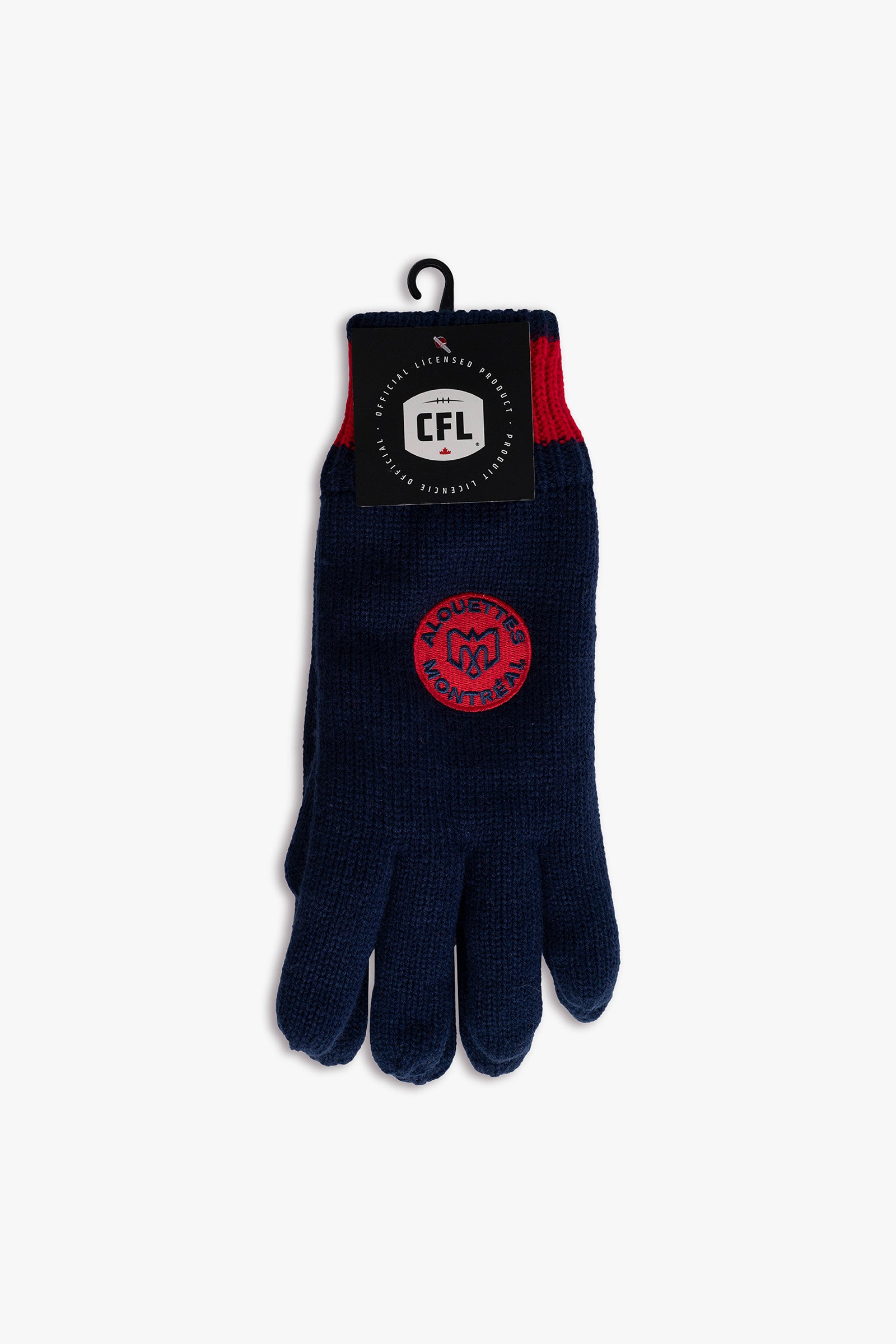CFL Montreal Alouettes Adult Men's Cold Weather Winter Thermal Gloves With Embroidered Team Logo