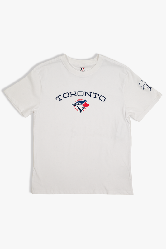 Toronto Blue Jays T-Shirt Since '77 MLB Adult Cloud Tee, Unisex XS-XXL, Black, White, Heather Grey