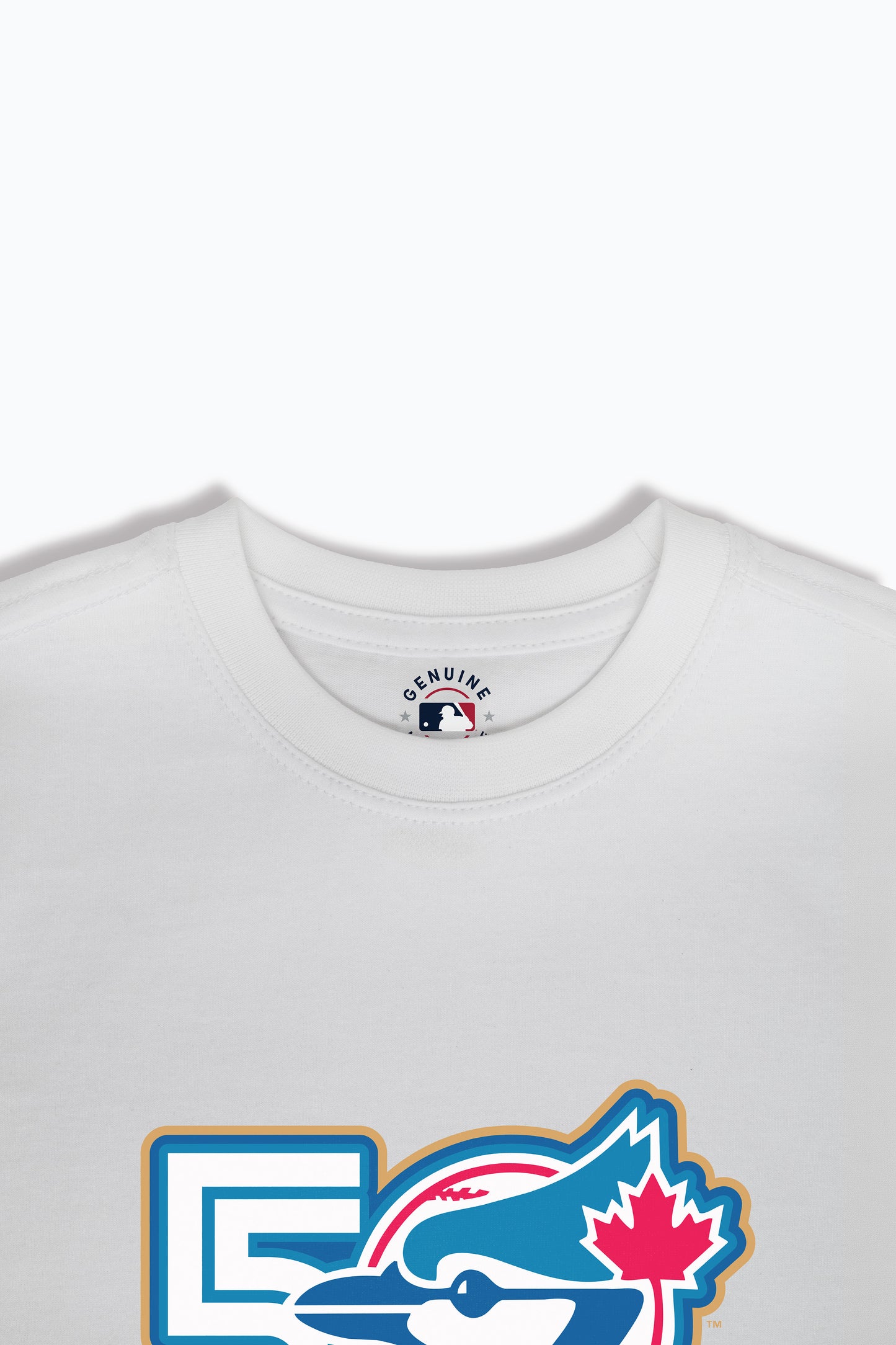 50th Anniversary Toronto Blue Jays Baby/Toddler T-Shirt, Soft Cloud Wash Combed Cotton, 6M-4T