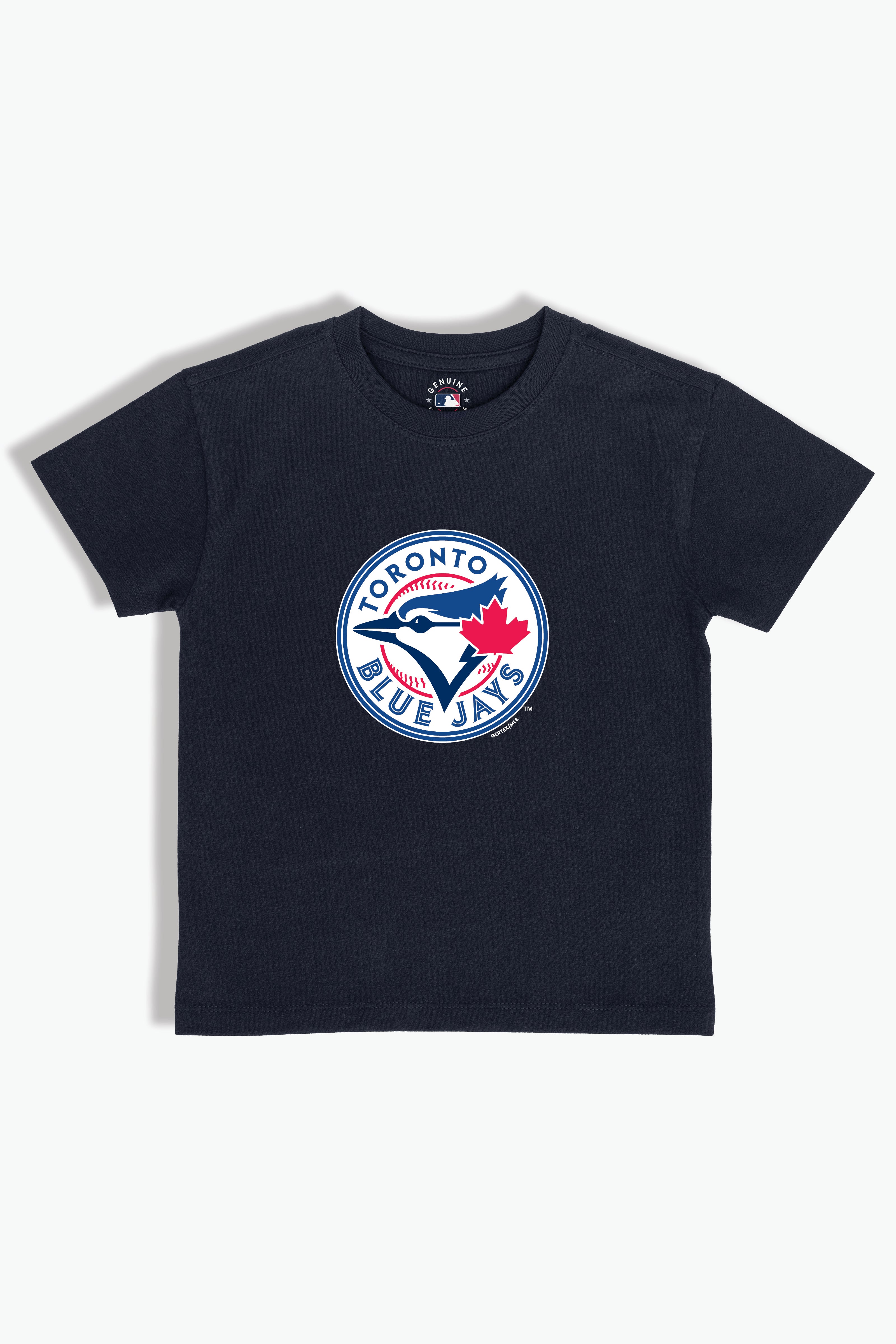 Toronto Blue Jays Kids T-Shirt MLB Youth Navy Tee, Soft Combed Cotton, Boys & Girls S-XL
