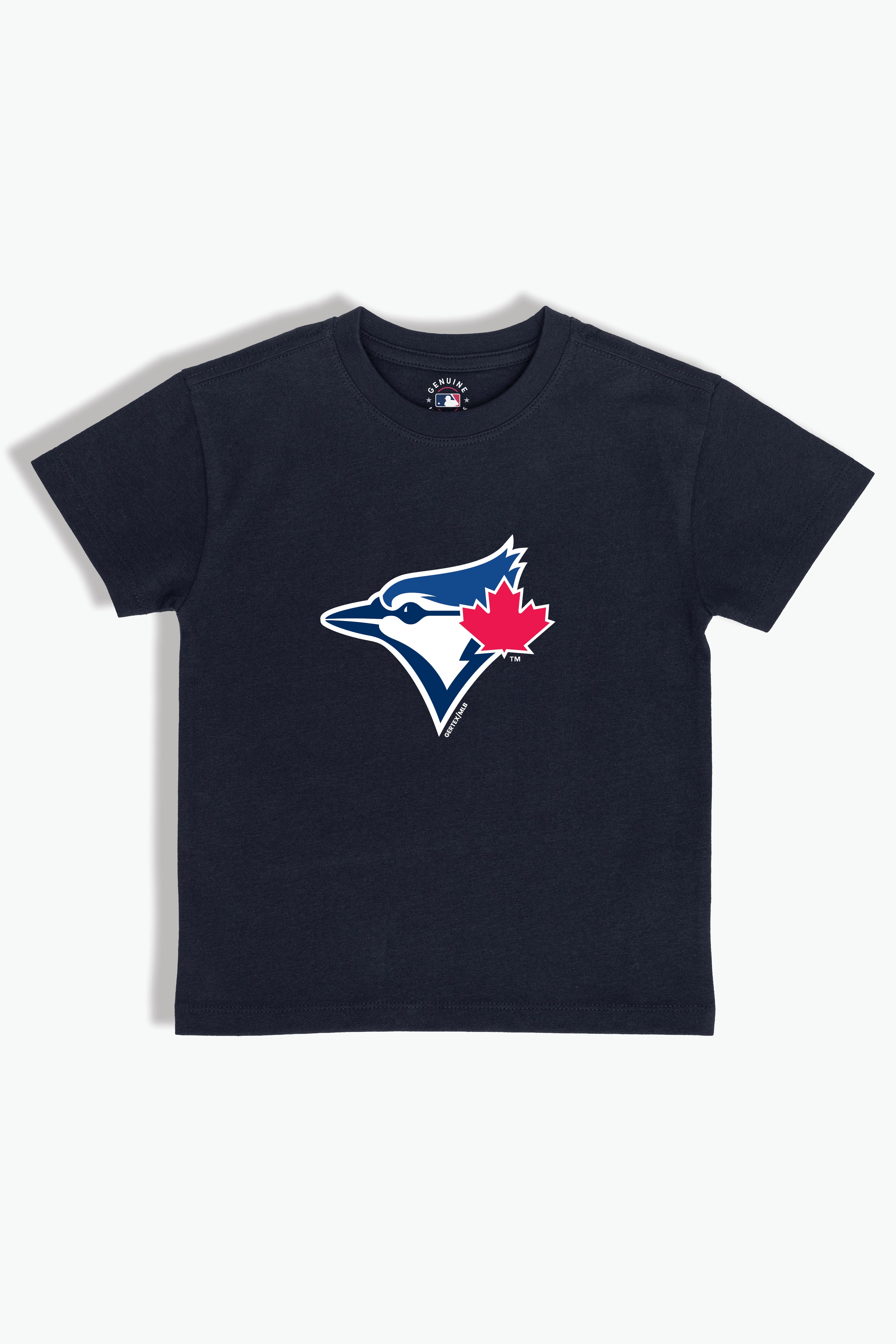 Toronto Blue Jays Kids T-Shirt MLB Youth Navy Tee, Soft Combed Cotton, Boys & Girls S-XL