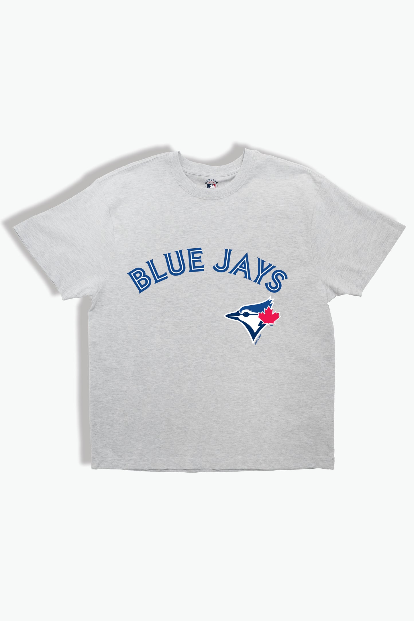 Toronto Blue Jays Kids Heather Grey T-Shirt MLB Youth Tee, Soft Combed Cotton, Boys & Girls S-XL