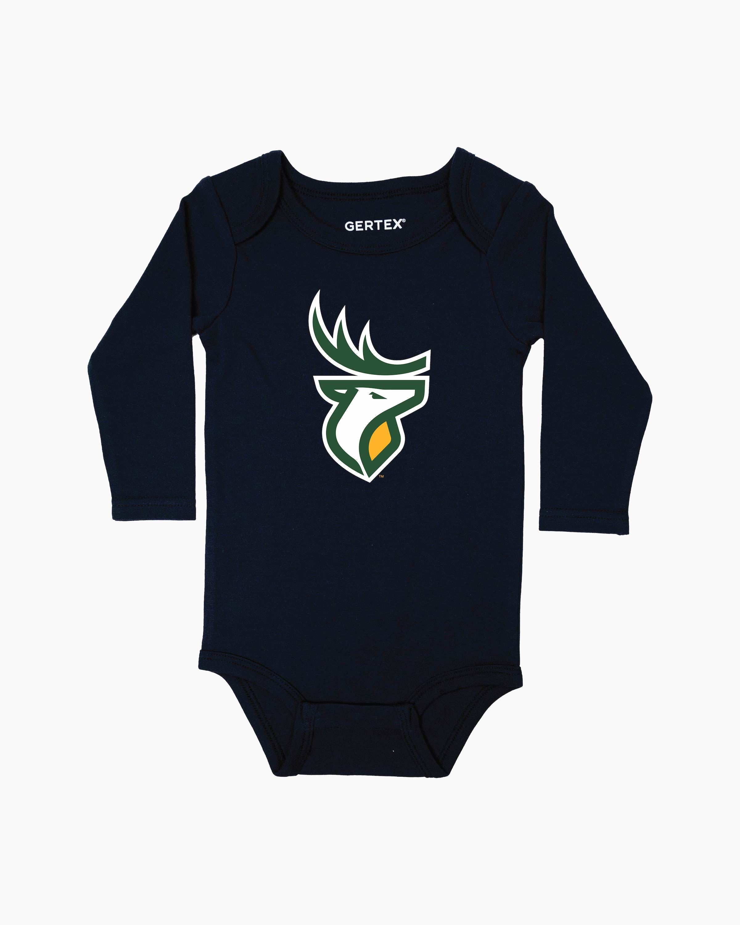 CFL Team Navy Organic Baby Long Sleeve Bodysuit